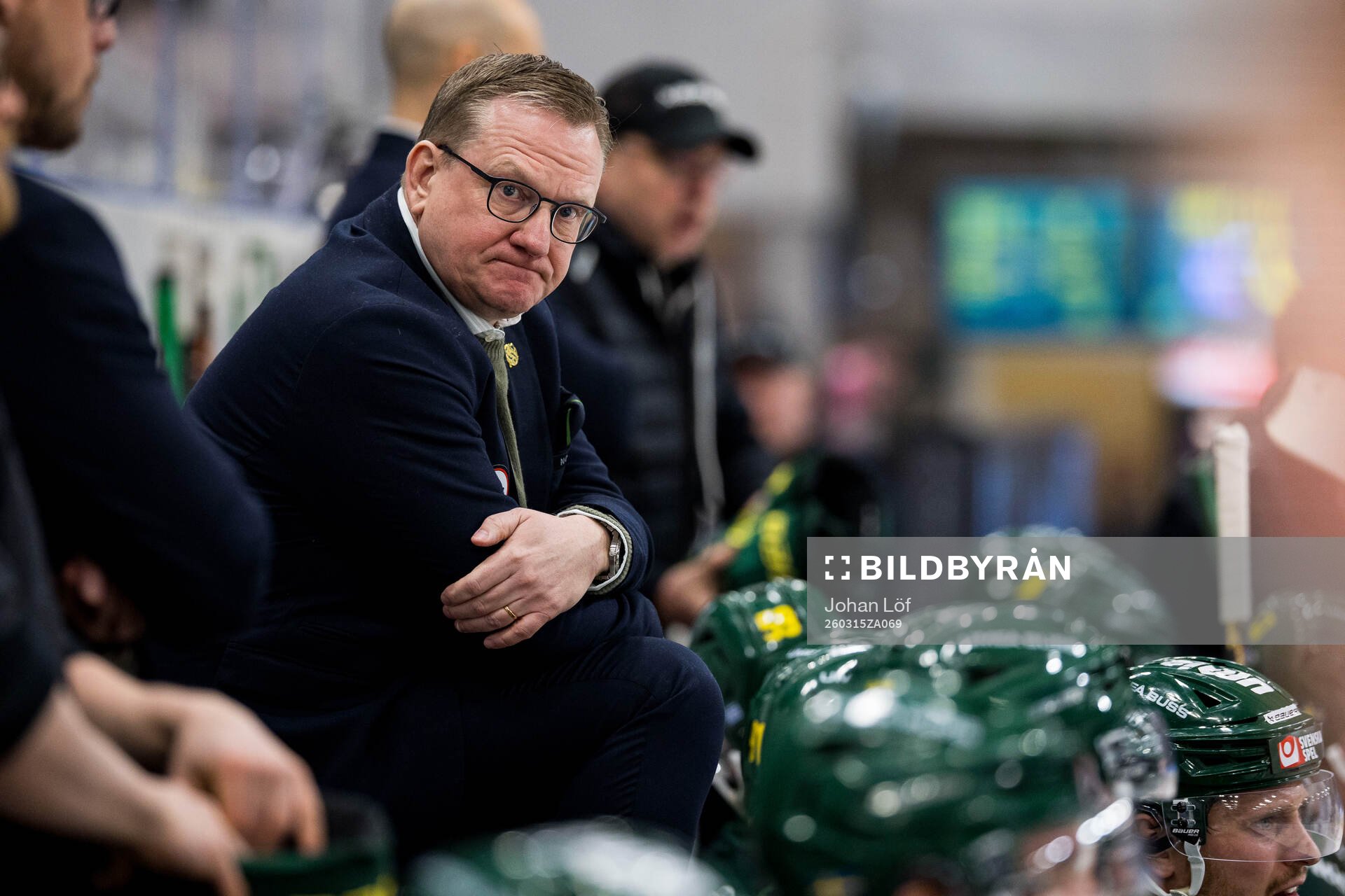 Björklövens huvudtränare Magnus Bogren