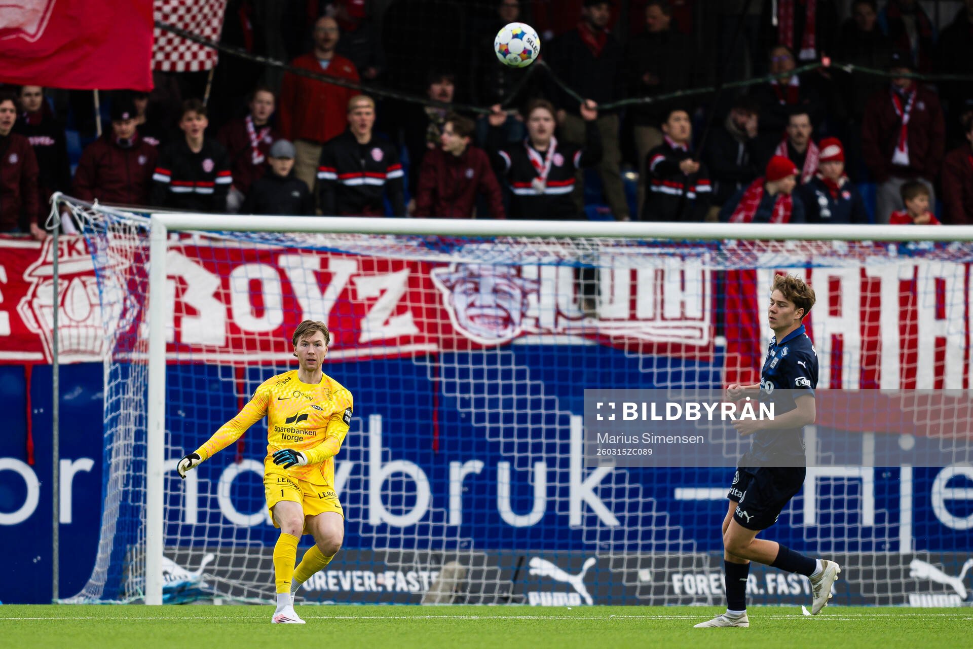 Goalkeeper Mathias Dyngeland of Brann