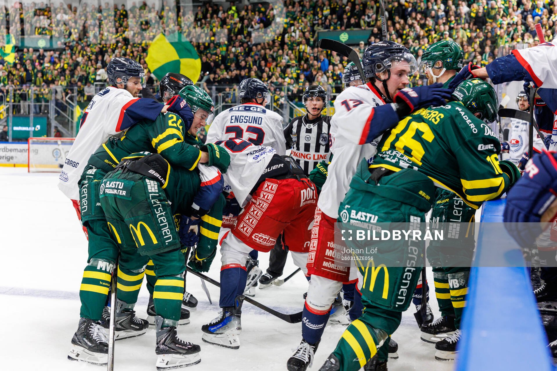 Oskarshamns och Björklövens spelare