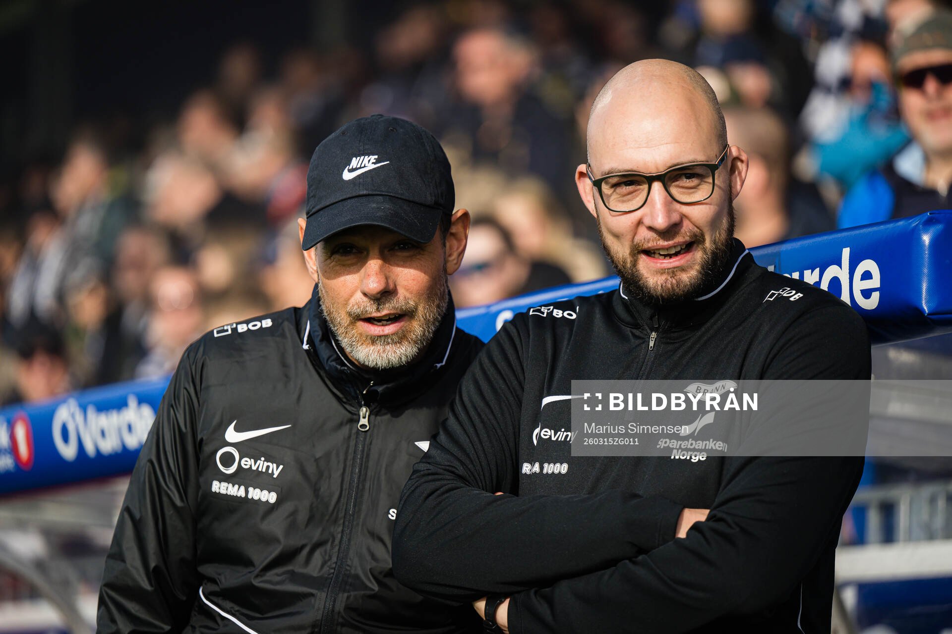 Head coach Freyr Alexandersson of Brann and assistant coach