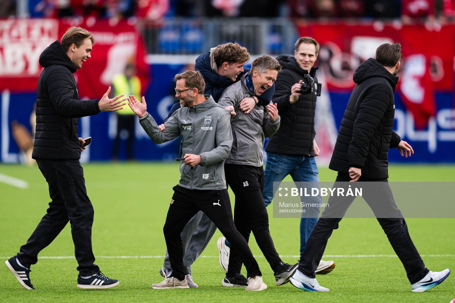 Head coach Amund Skiri of Kristiansund celebrates
