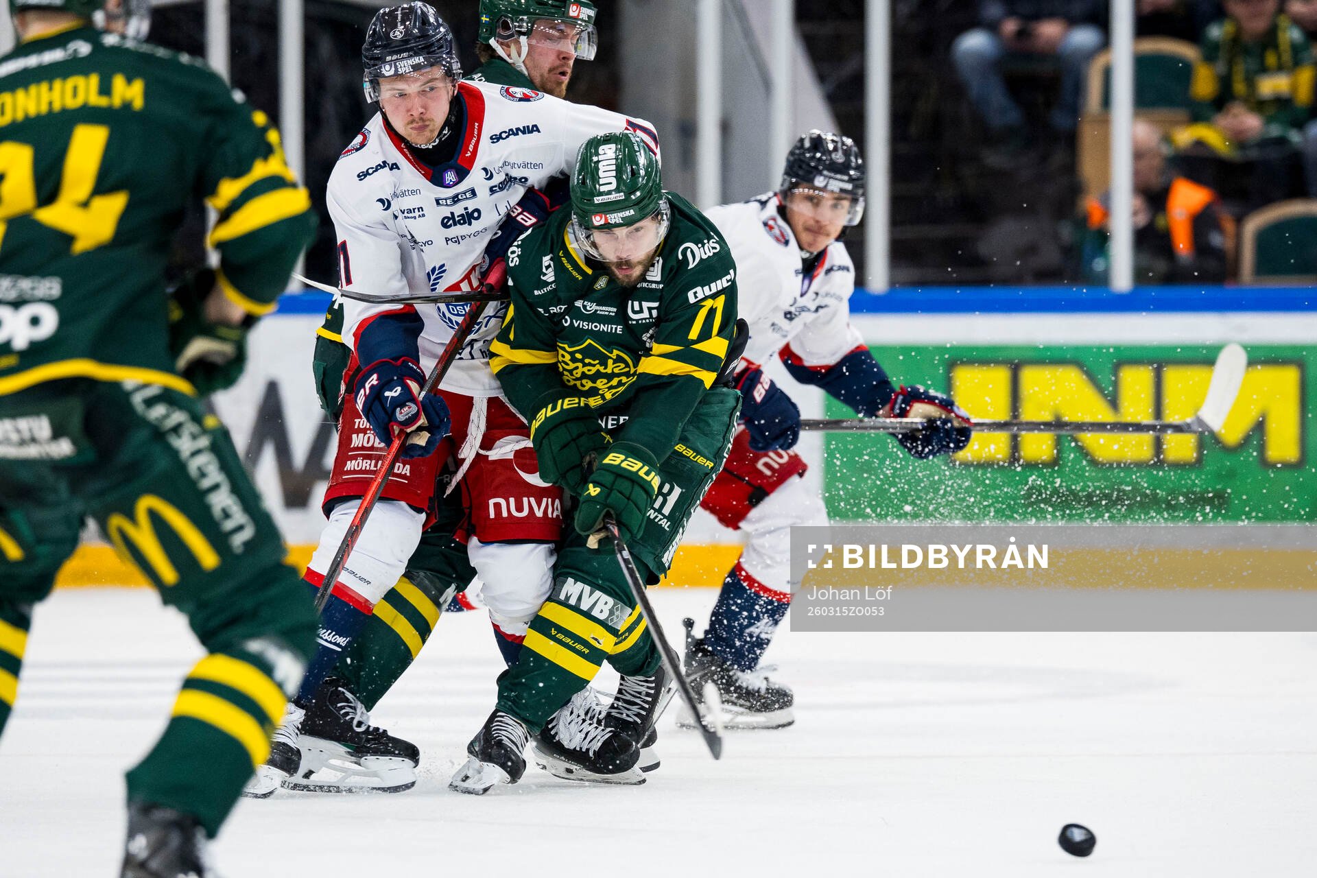 Oskarshamns Sören Dietz Larsen och Björklövens Gustav