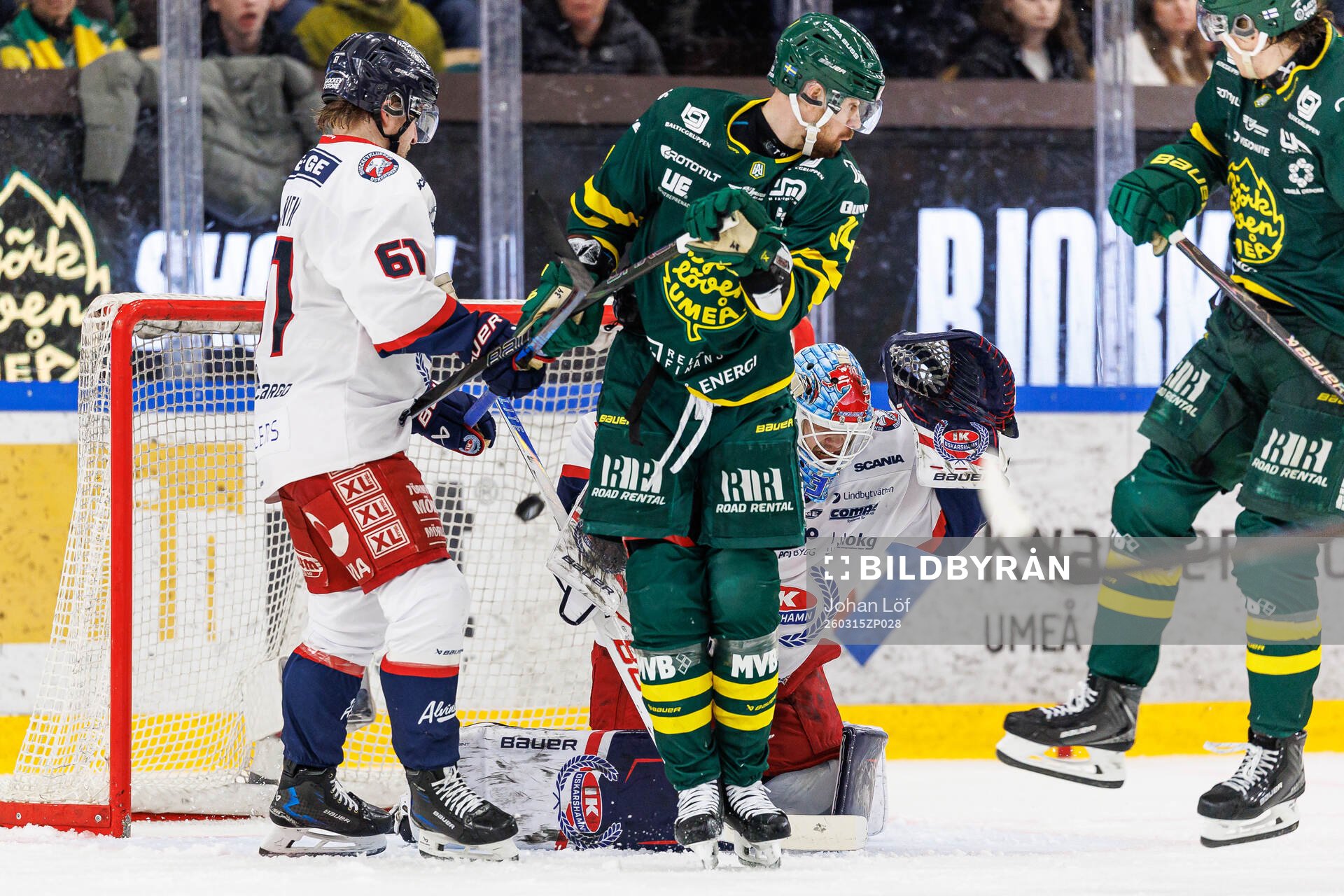 Björklövens Theoklis Theocharidis vid 3-1