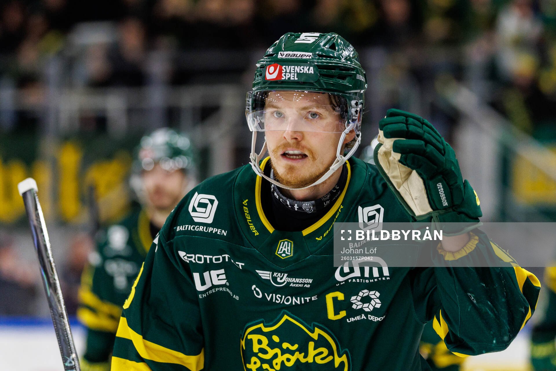 Björklövens Axel Ottosson jublar