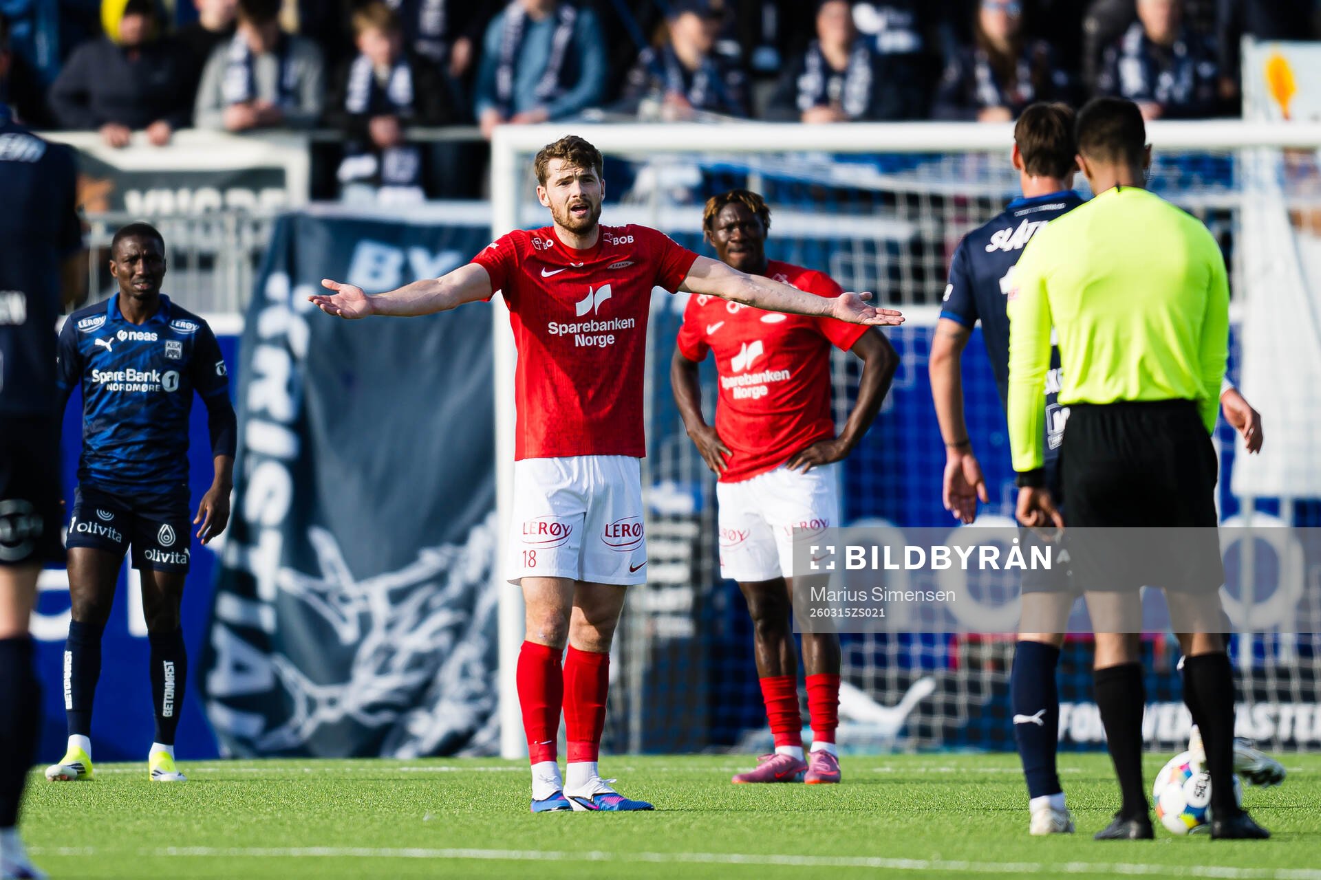 Jacob Sørensen of Brann reacts