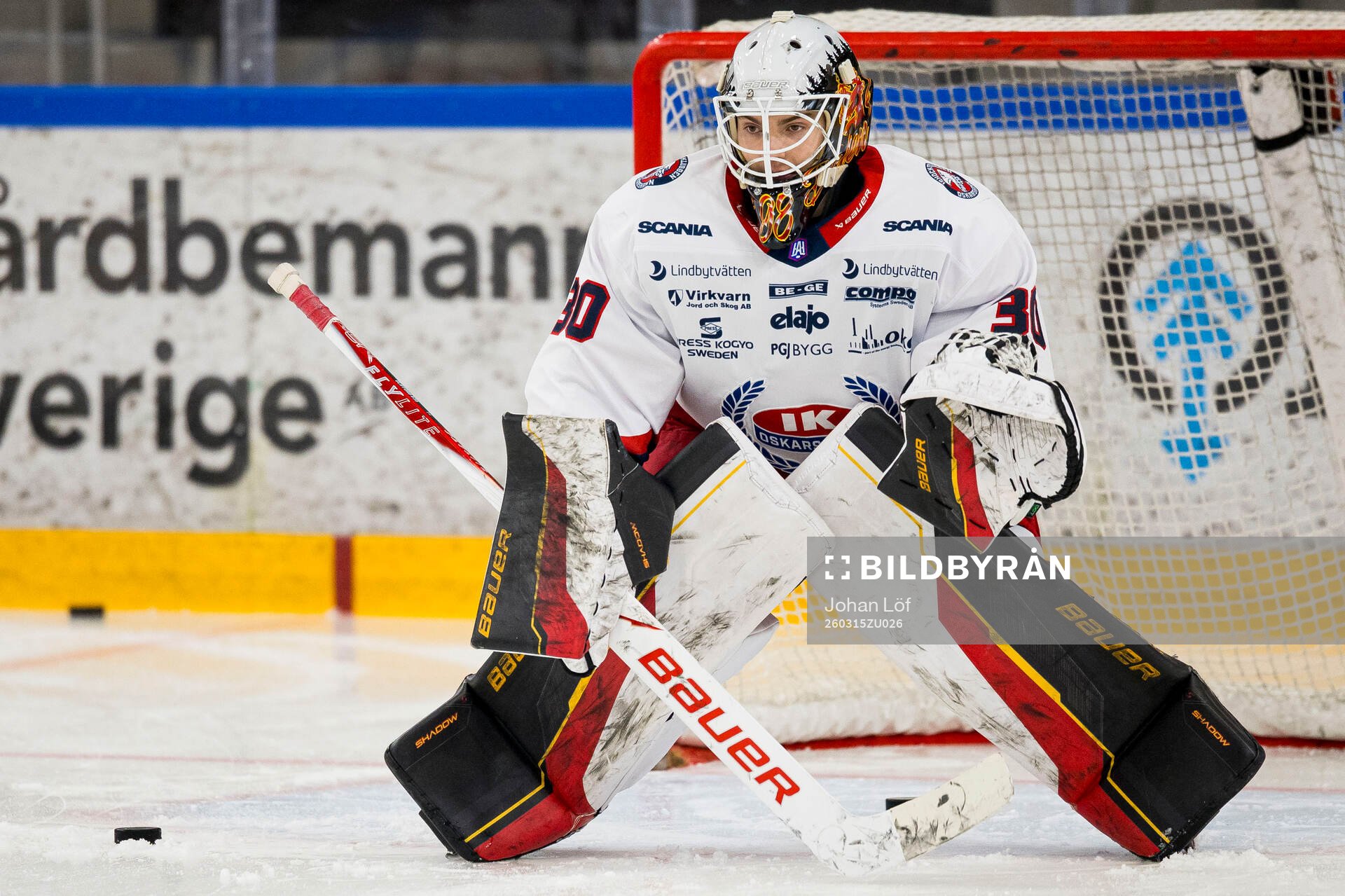 Oskarshamns målvakt Simon Folkesson
