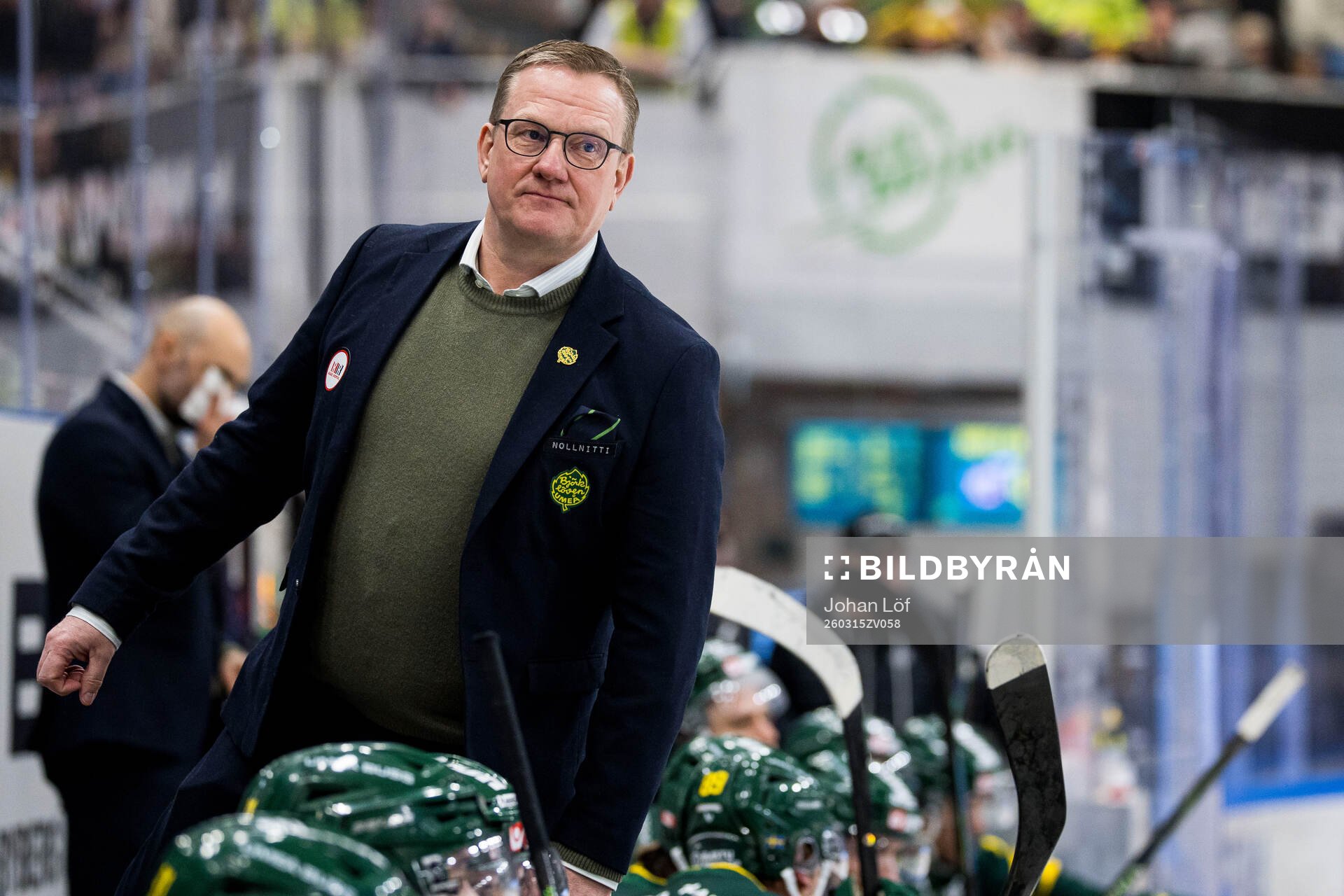 Björklövens huvudtränare Magnus Bogren
