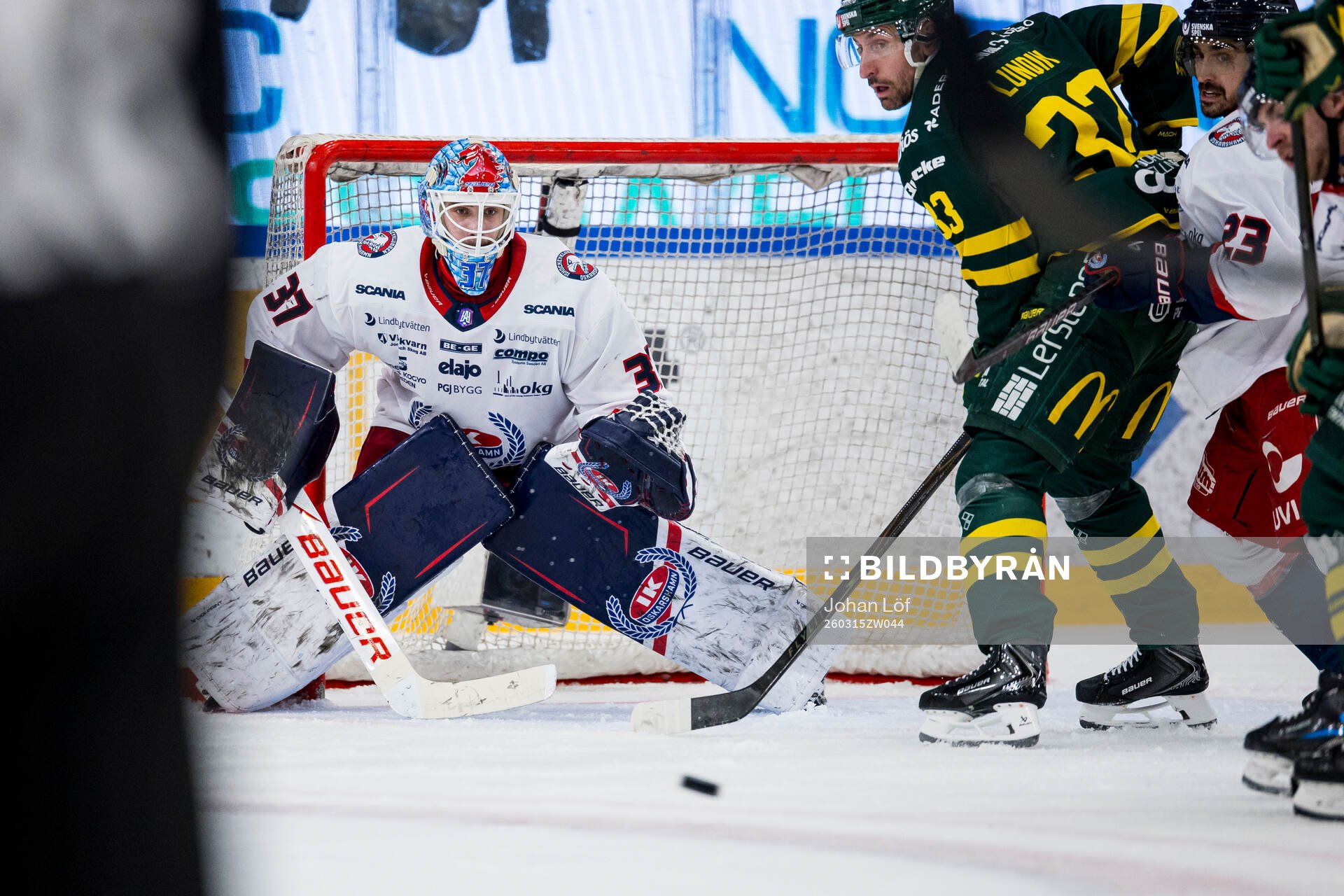 Oskarshamns målvakt Emil Vuorio