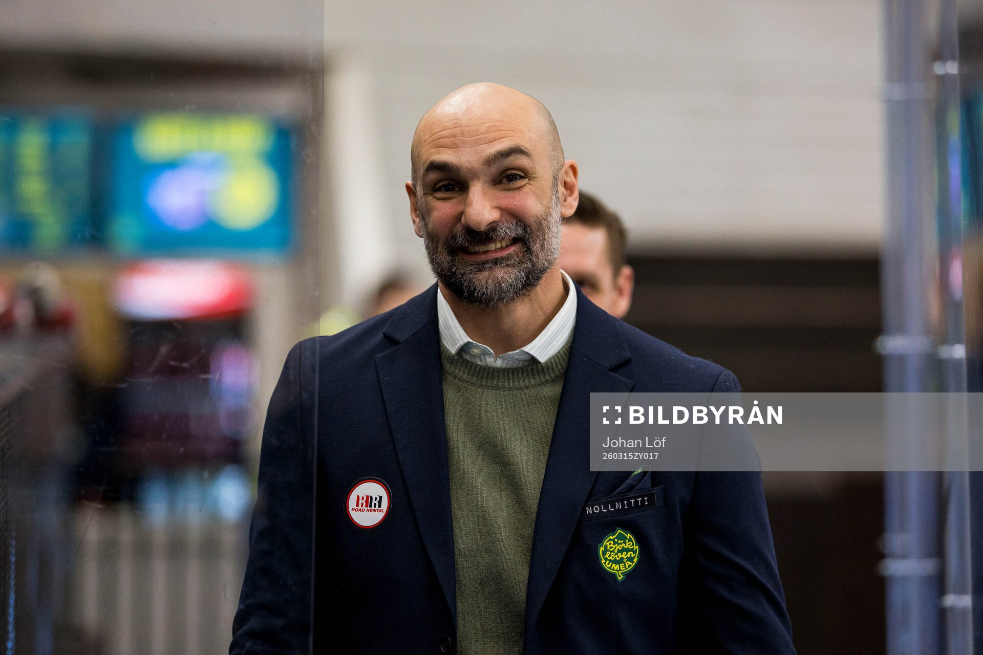 Björklövens assisterande tränare Daniel Rahimi