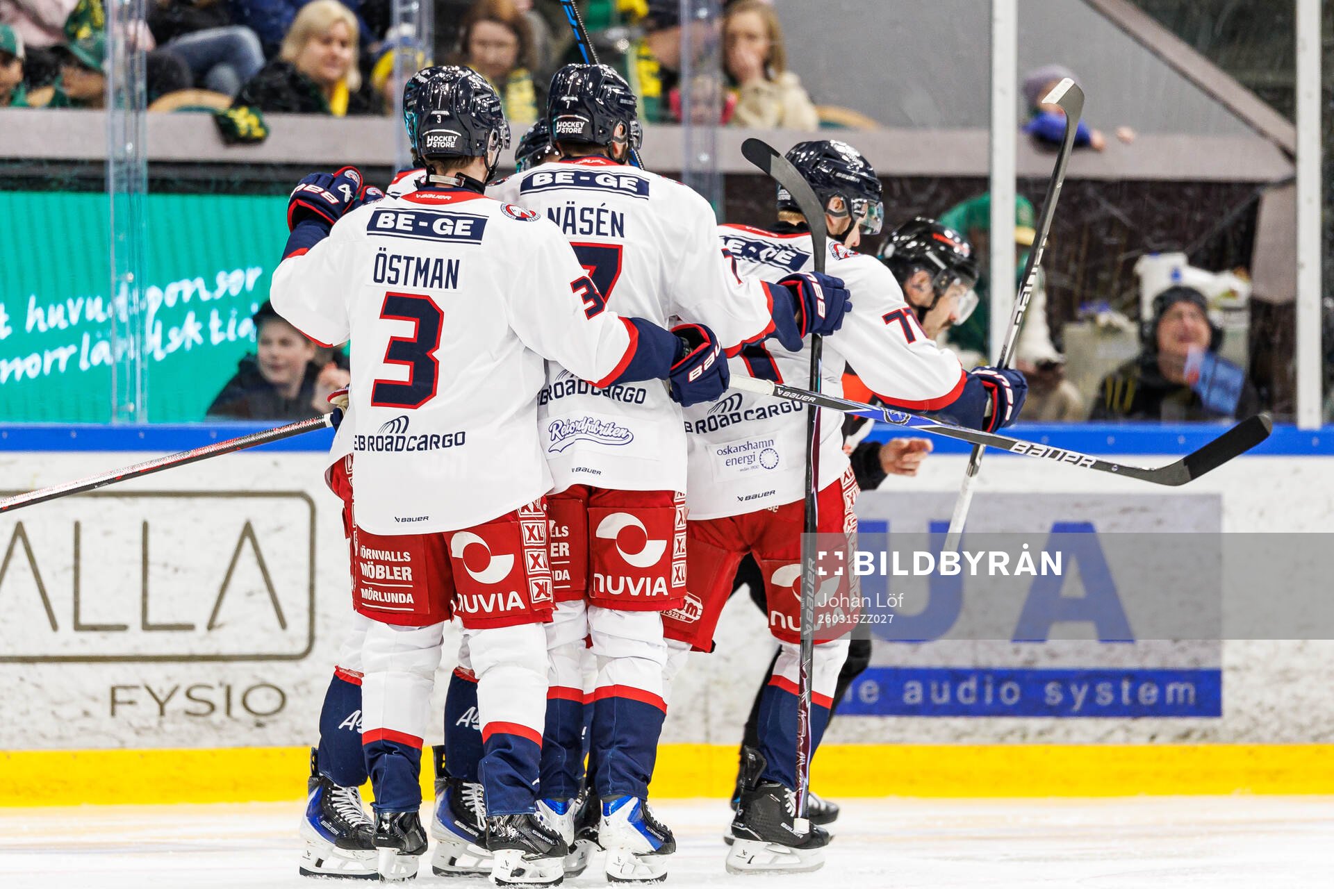 Oskarshamns Filip Sveningsson jublar
