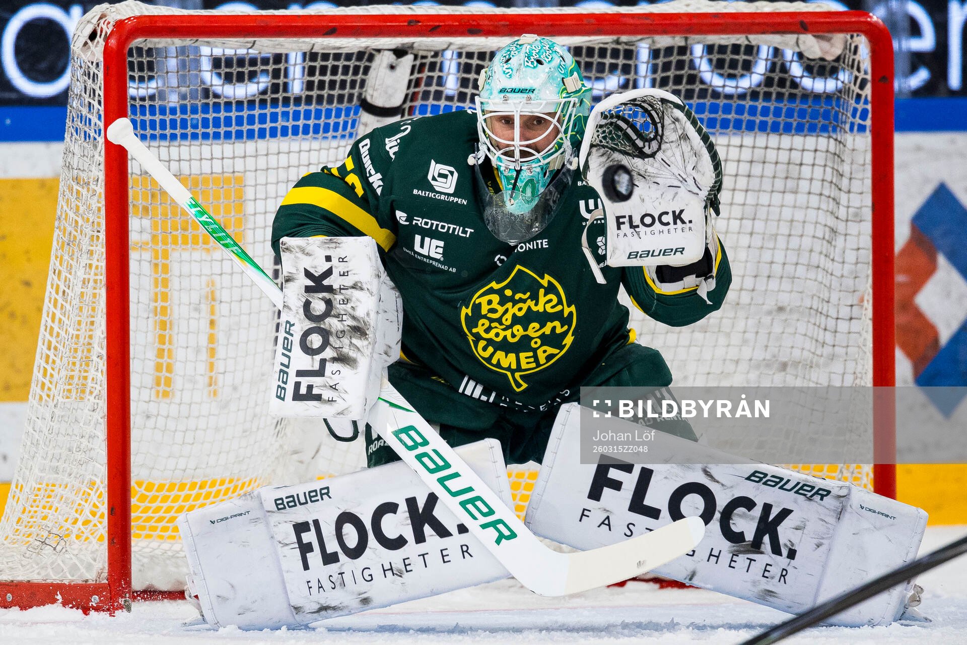 Björklövens målvakt Frans Tuohimaa