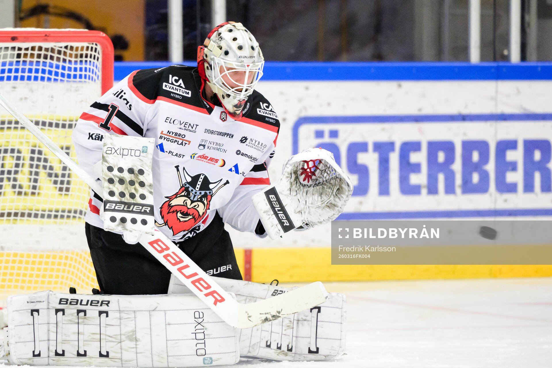 Nybro Vikings målvakt Tex Williamsson