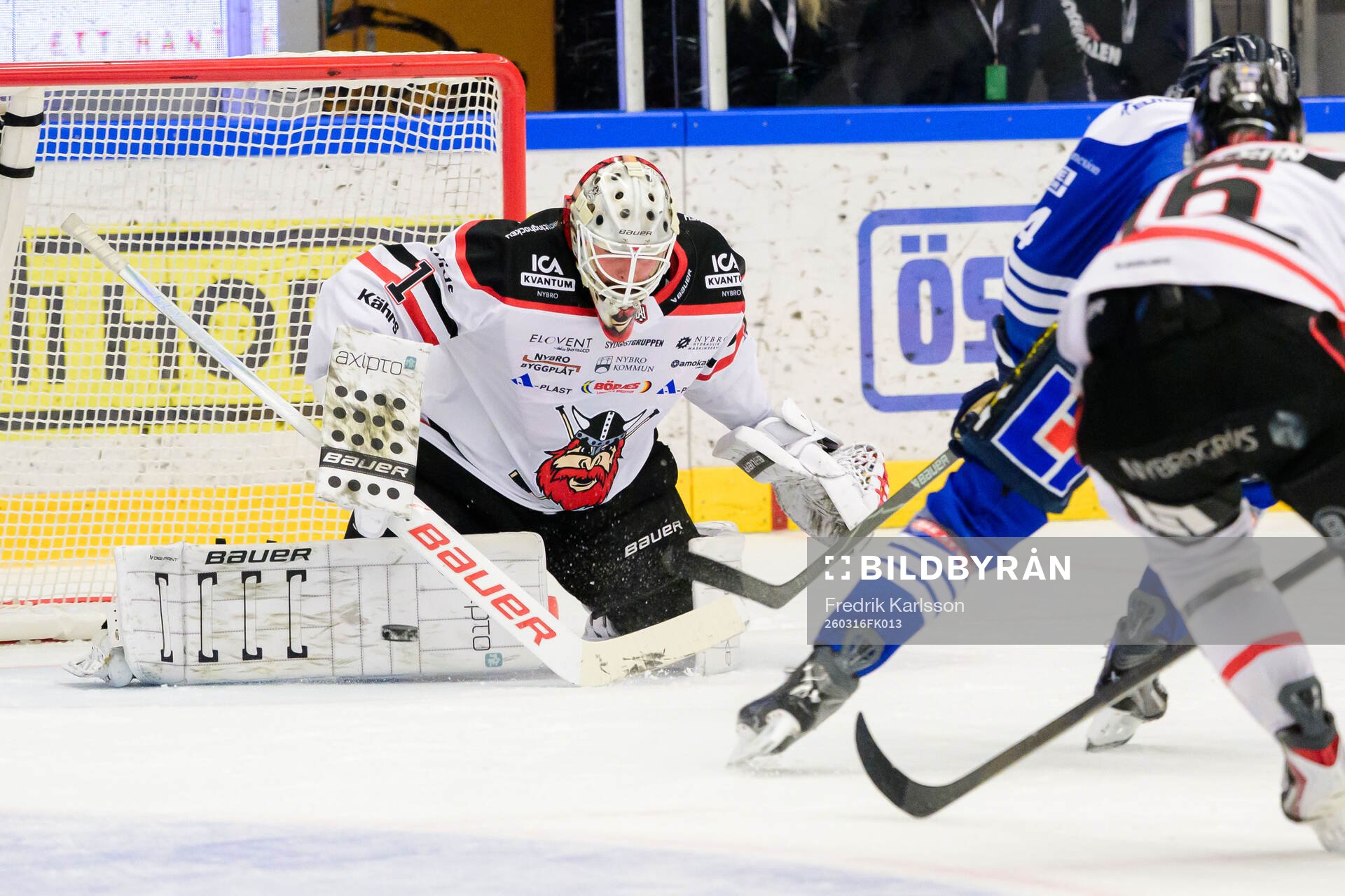 Nybro Vikings målvakt Tex Williamsson