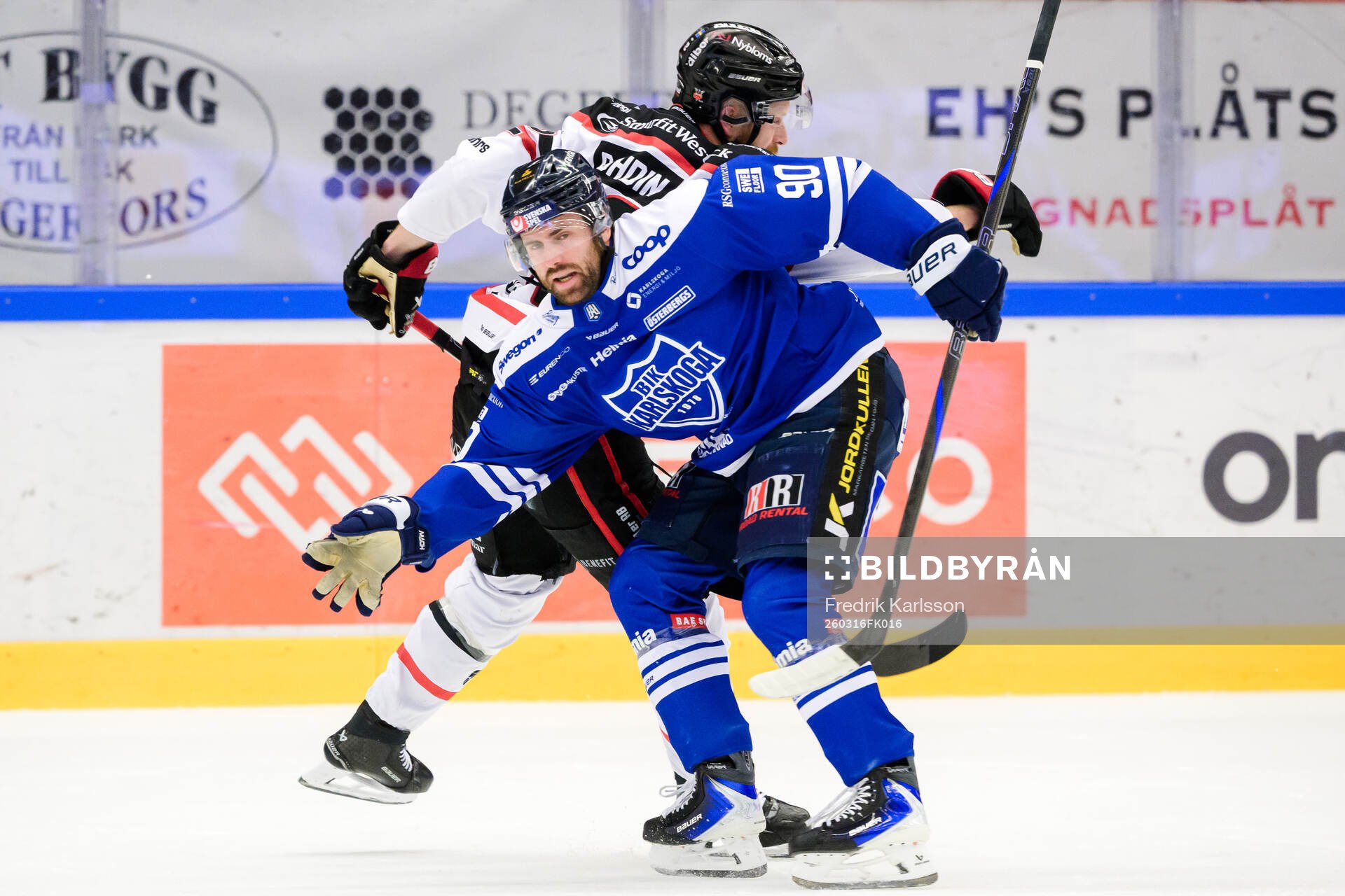 Nybro Vikings Joachim Rohdin och Karlskogas Rikard Olsén