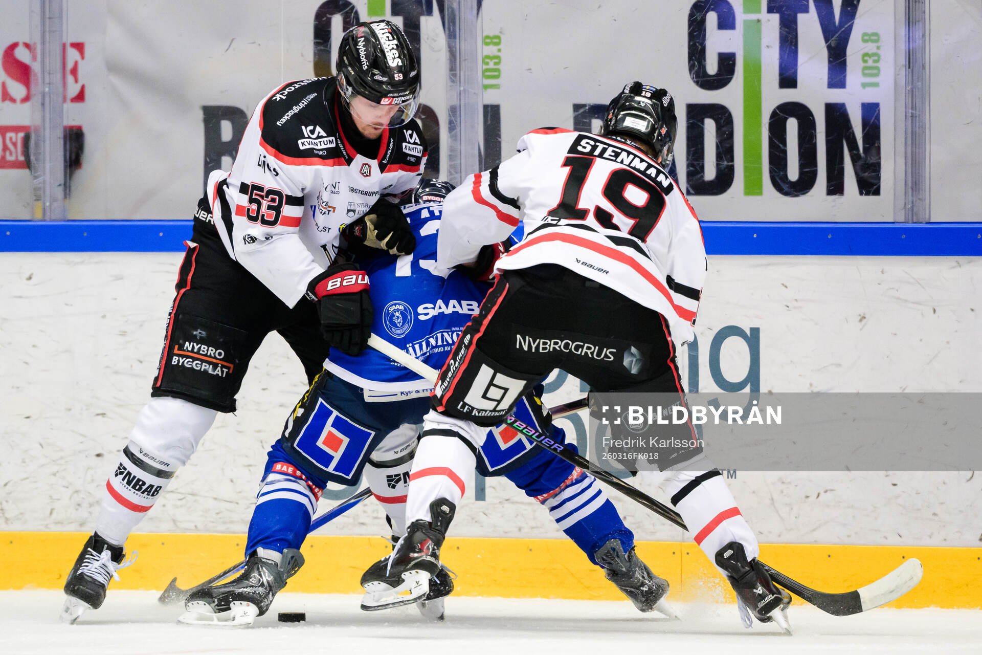 Nybro Vikings Jesper Mångs och Elias Stenman