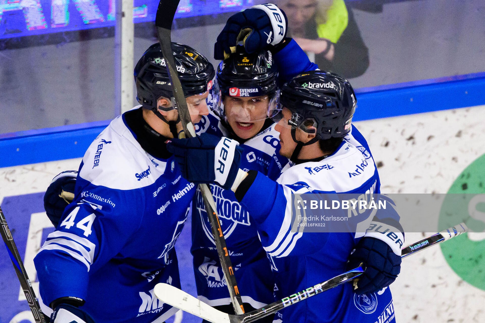 Karlskogas Jonatan Harju, Oliver Eklind och Adam Rockwood