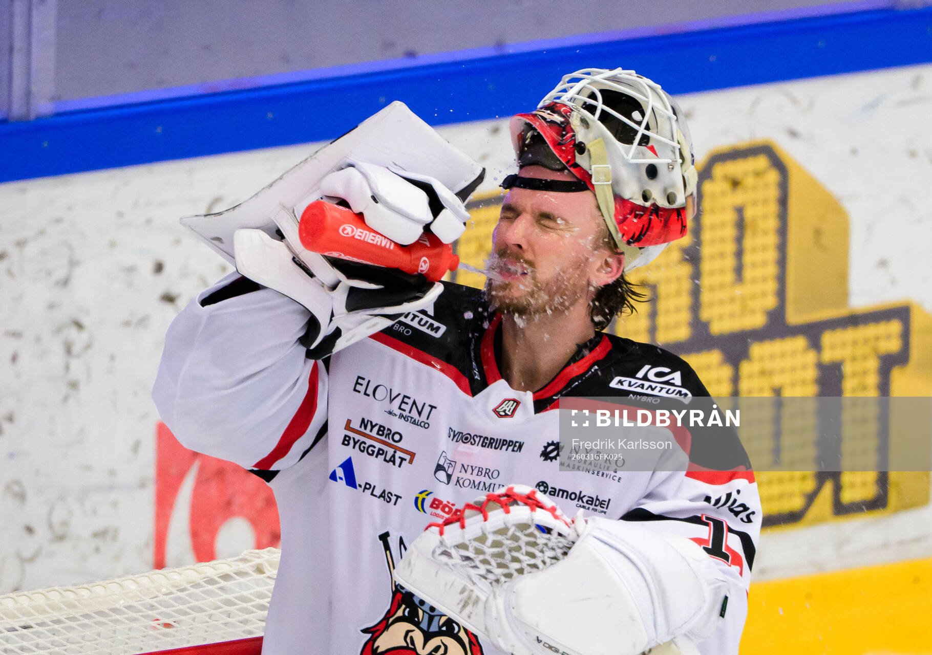Nybro Vikings målvakt Tex Williamsson