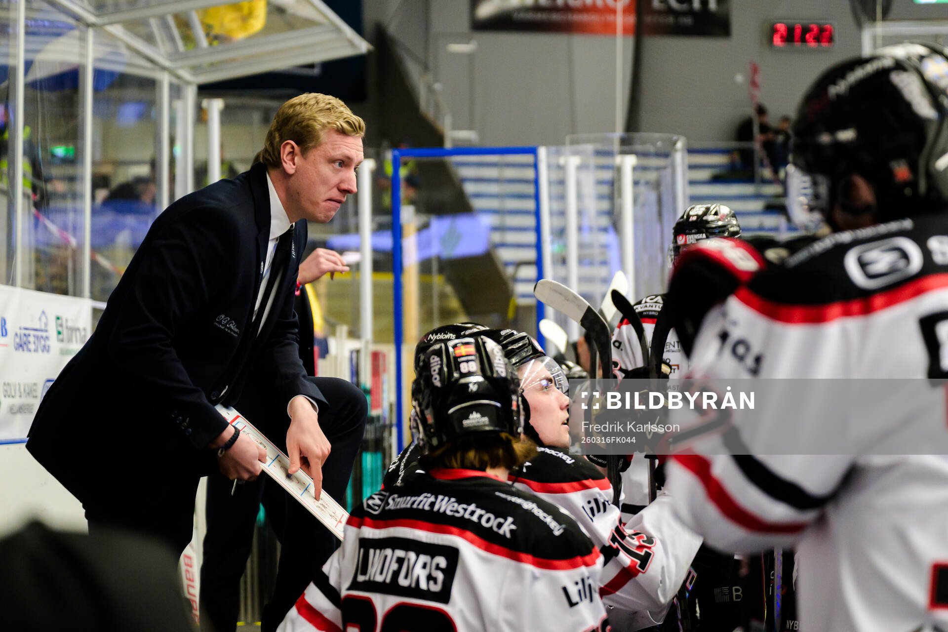Nybro Vikings huvudtränare Hampus Sylvegård