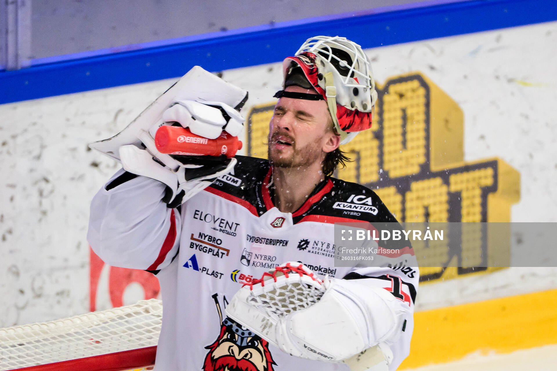 Nybro Vikings målvakt Tex Williamsson