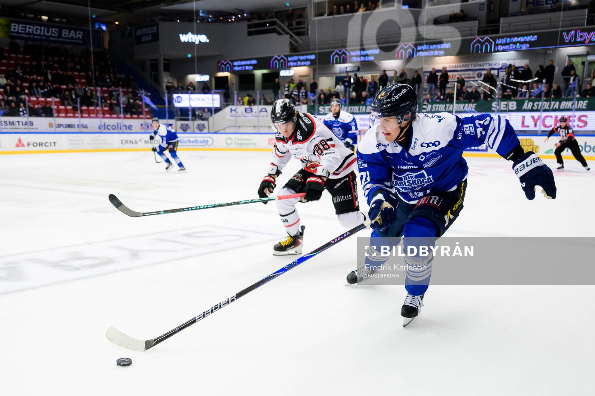Nybro Vikings Tim Lindfors och Karlskogas Oliver Eklind
