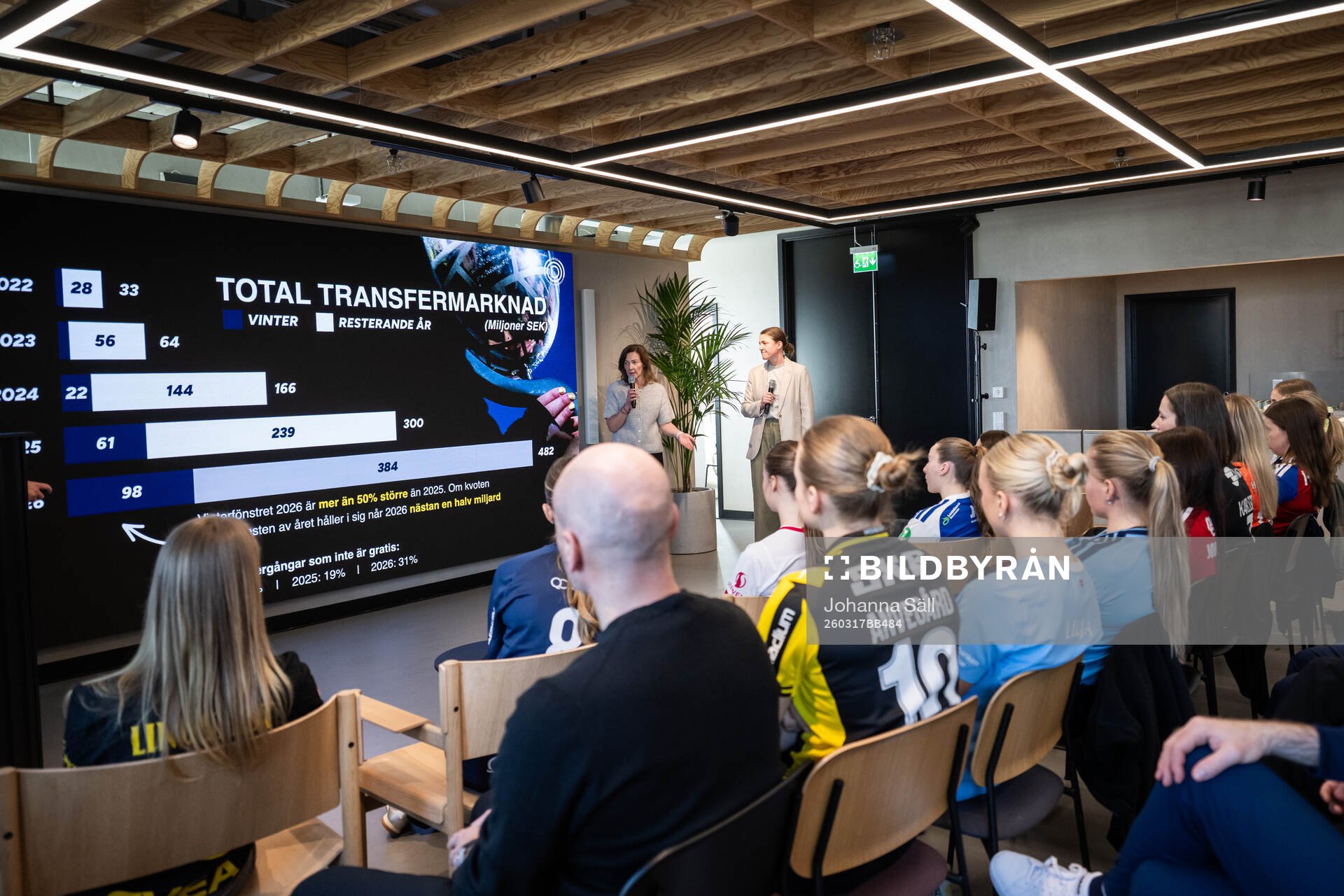 Jenny Hermansson, generalsekreterare EFD, och Kirsten van