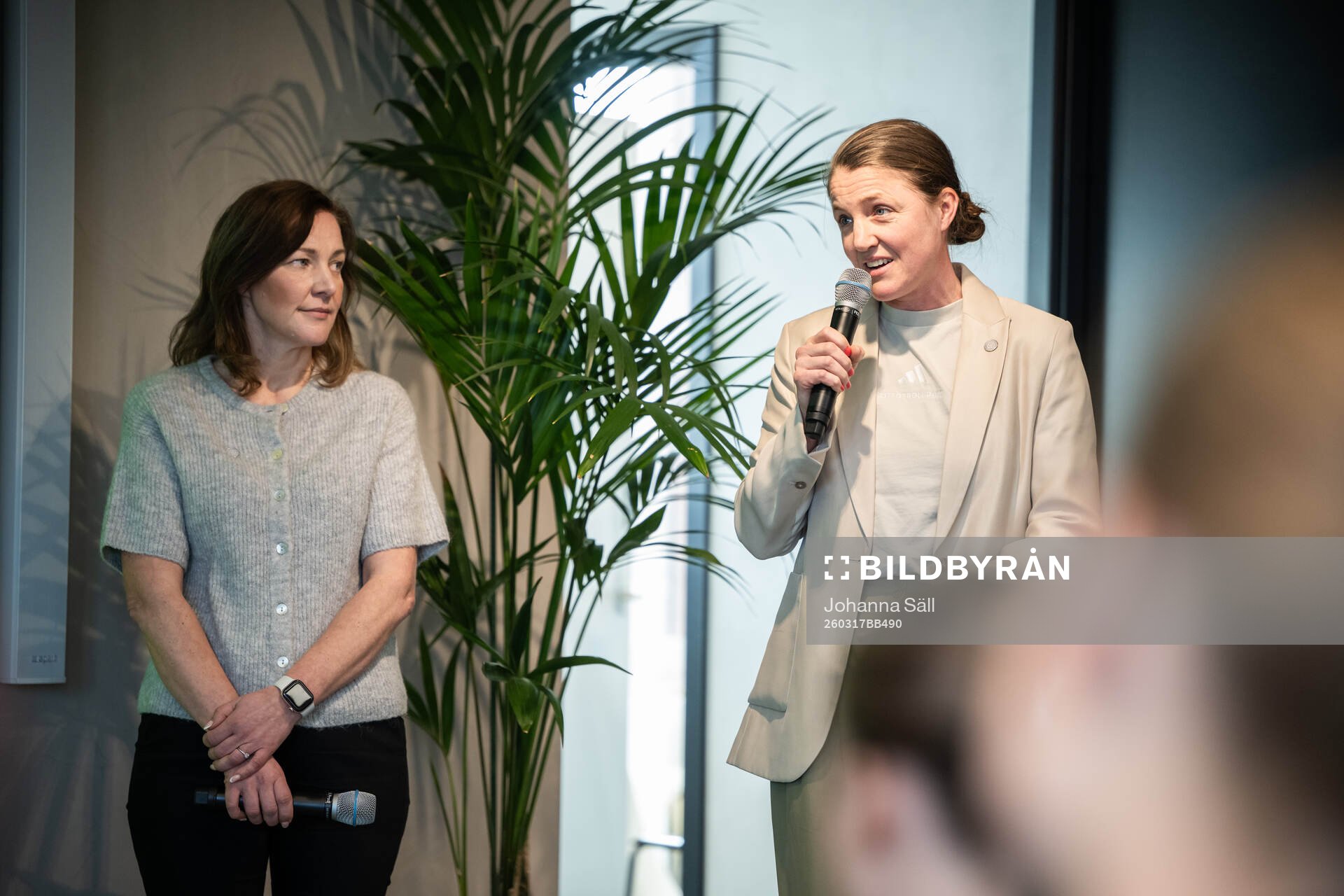 Jenny Hermansson, generalsekreterare EFD, och Kirsten van