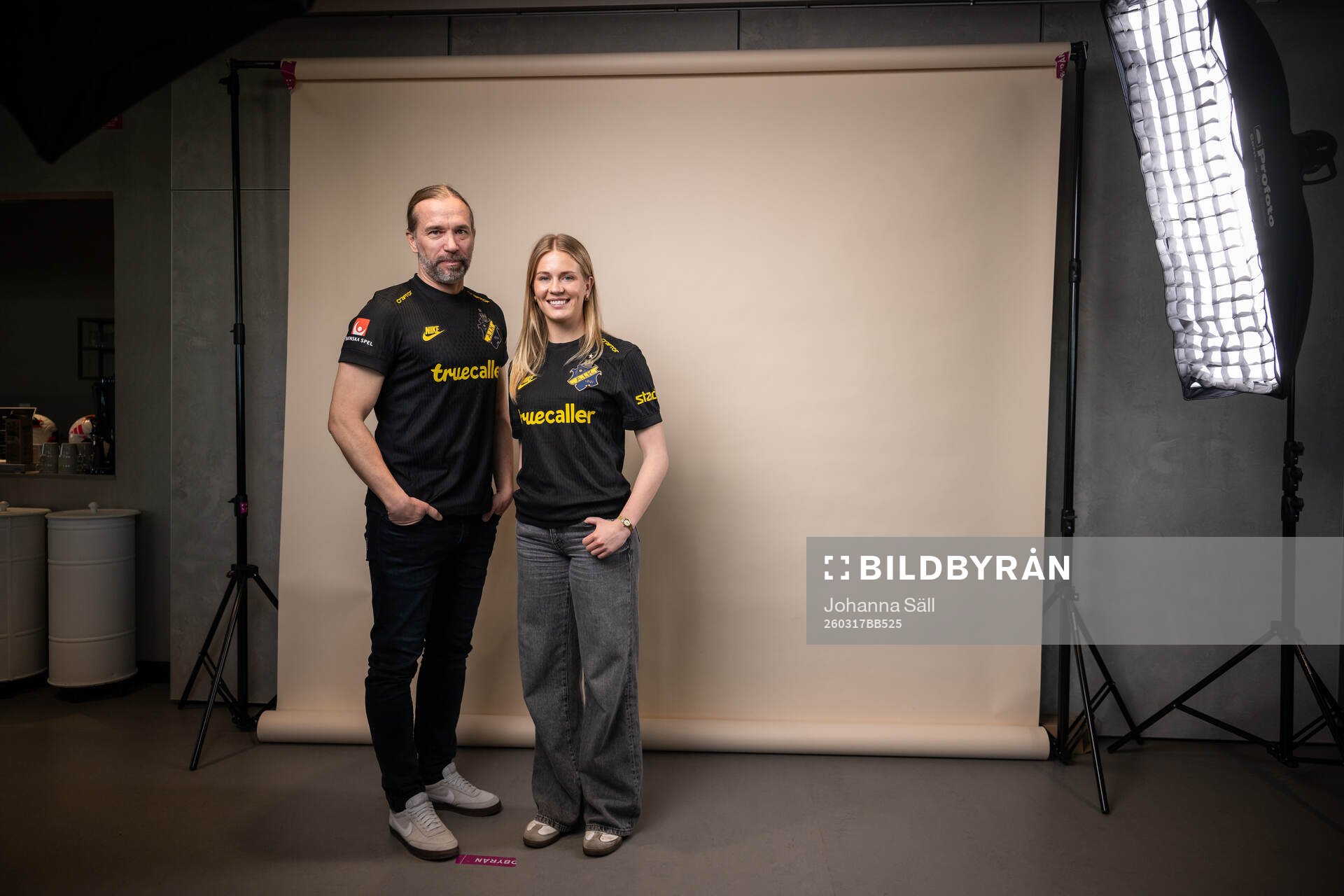 Lukas Syberyjski och Olivia Lindstedt, AIK