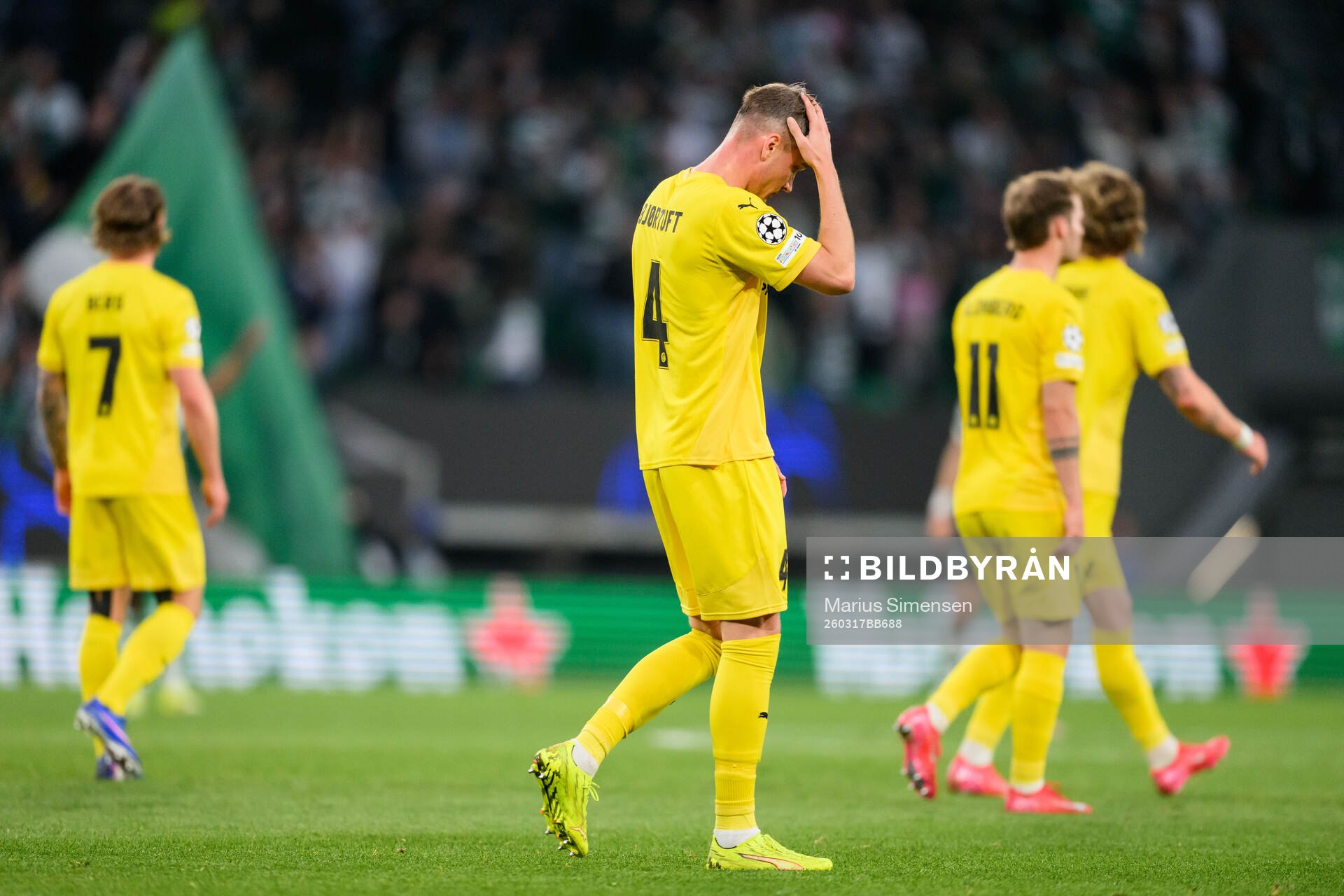 Odin Bjørtuft of Bodø/Glimt looks dejected