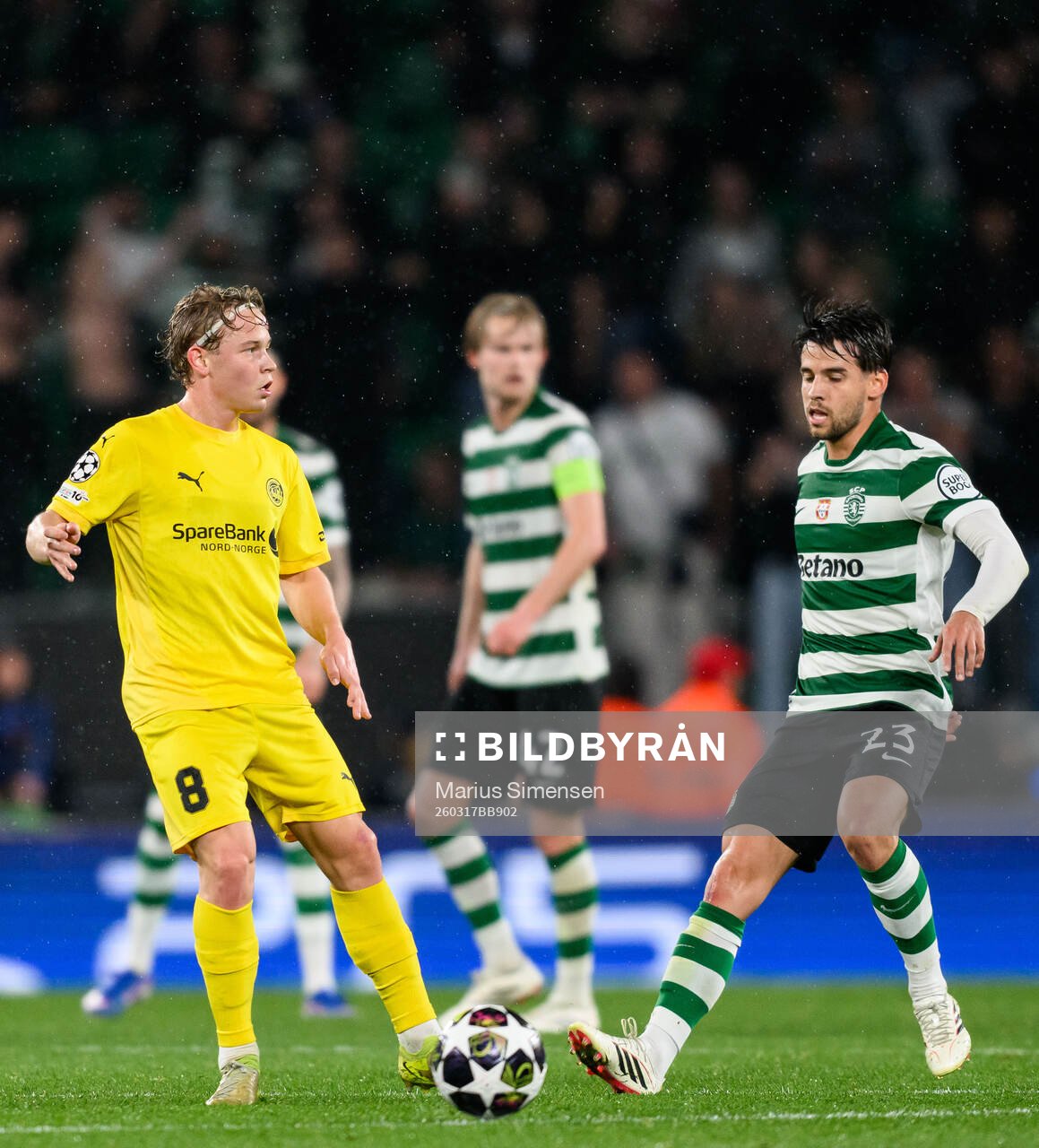 Sondre Auklend of Bodø/Glimt and Daniel Bragança of