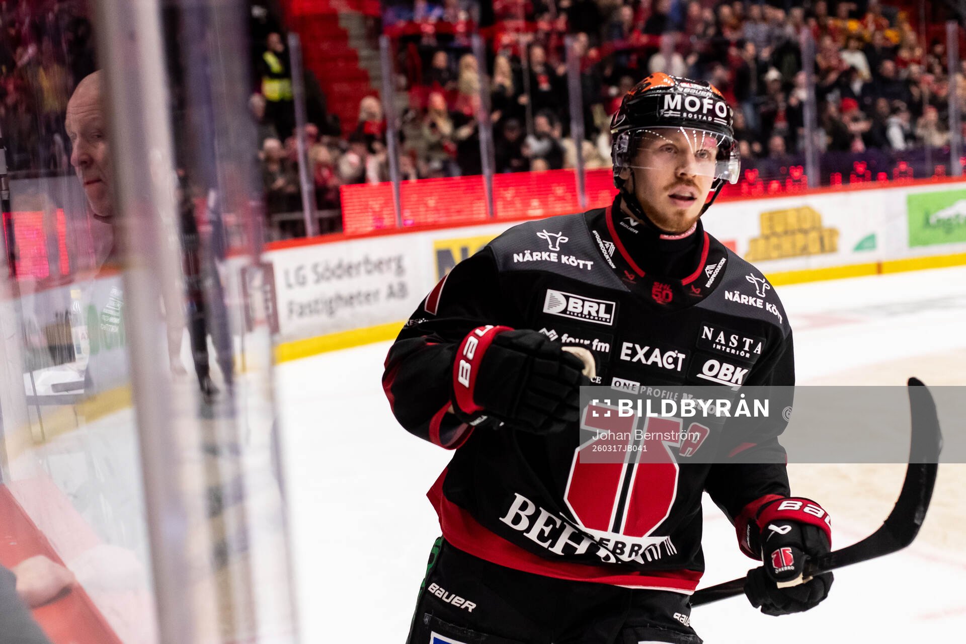 Örebros Kalle Kossila jublar
