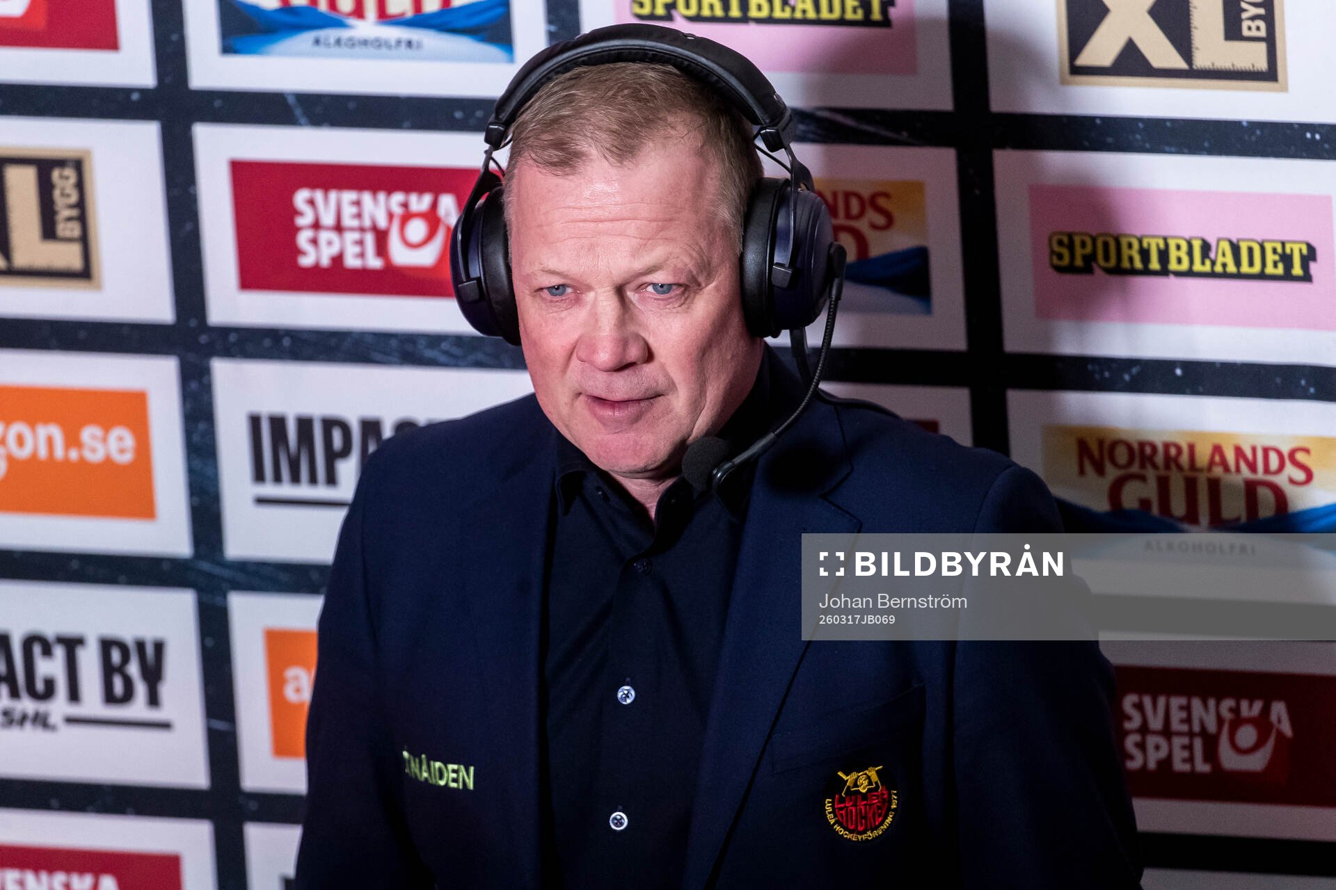 Luleås assisterande tränare Henrik Stridh