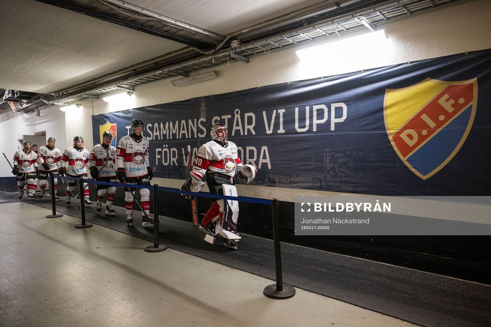 Malmö Redhawks målvakt Oskar Blomgren