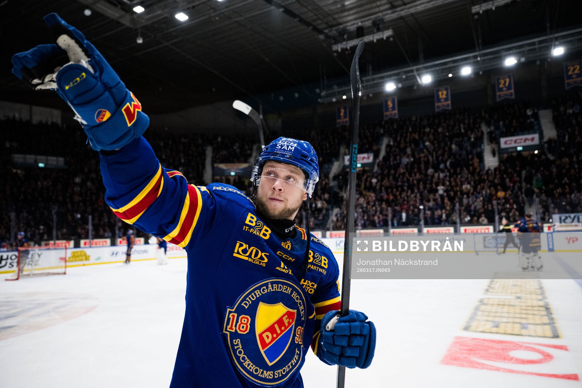 Djurgårdens Jesper Pettersson jublar