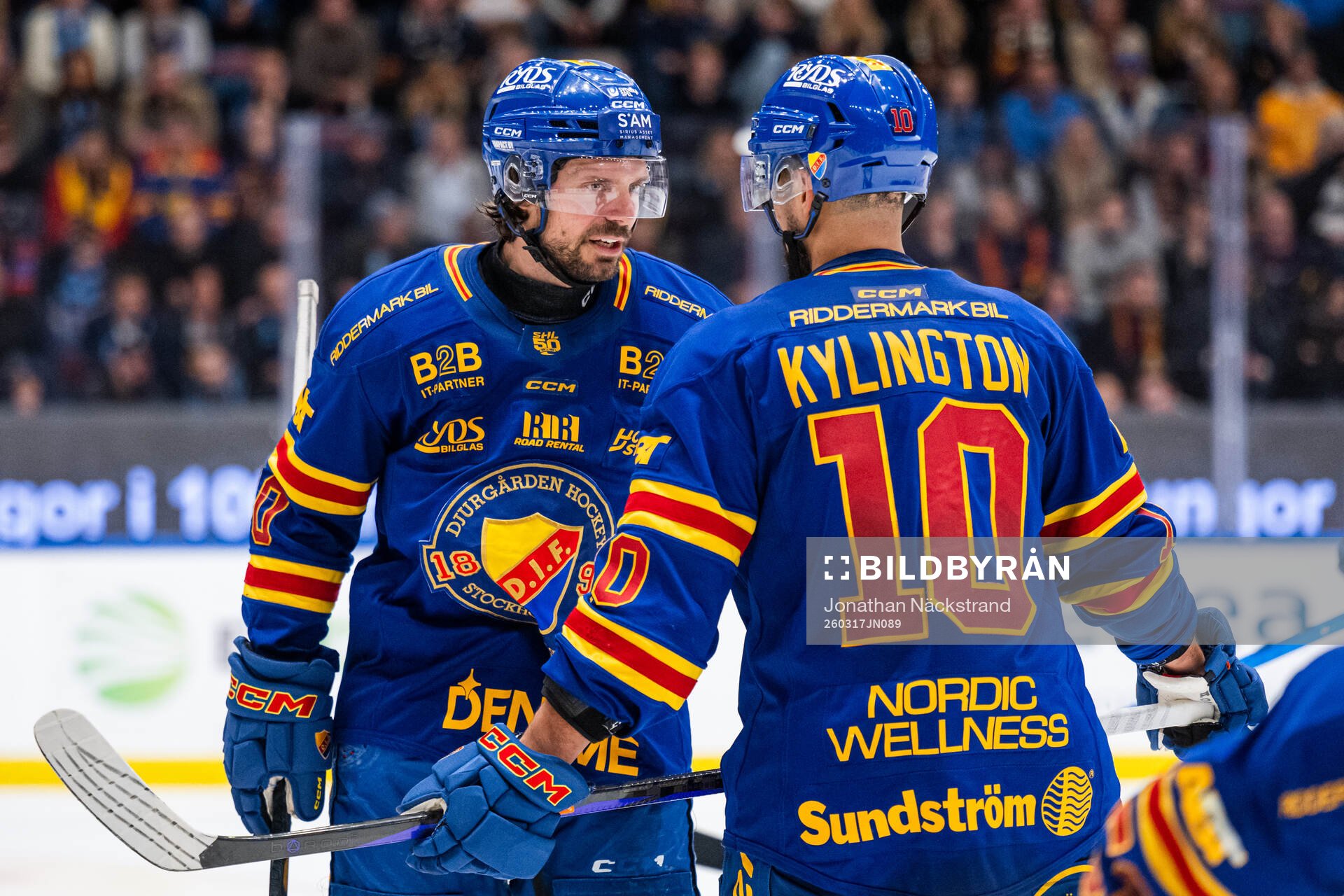 Djurgårdens Jacob Josefson och Oliver Kylington