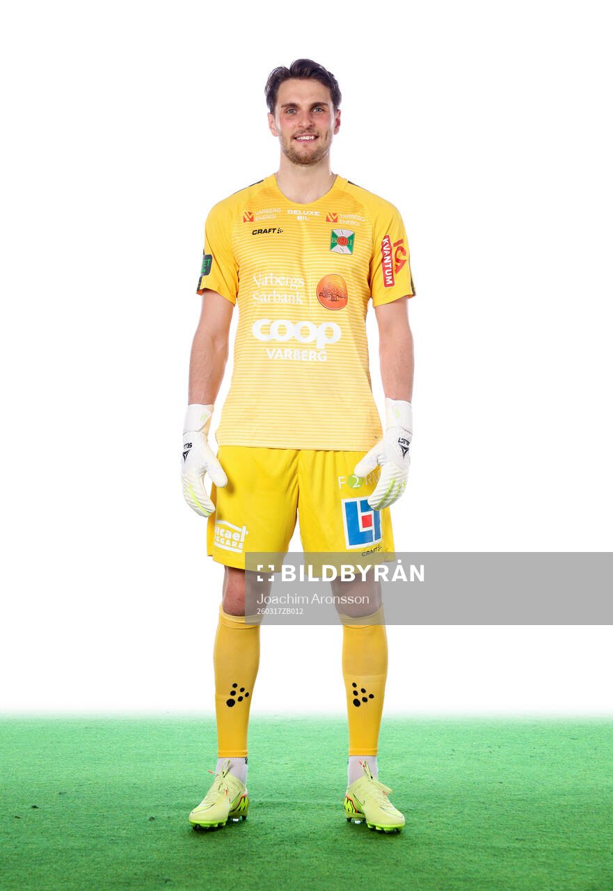 Varbergs målvakt Oscar Ekman