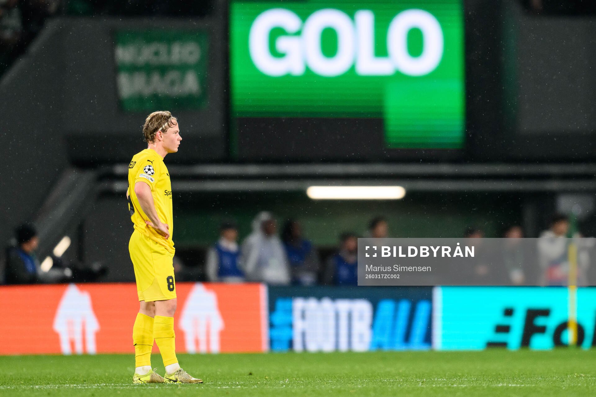 Sondre Auklend of Bodø/Glimt looks dejected