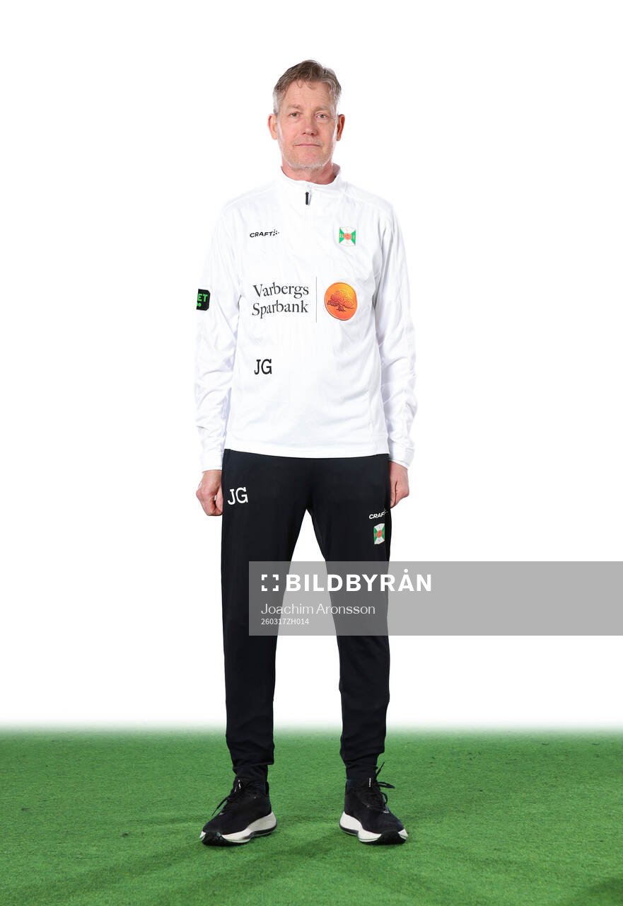 Varbergs målvaktstränare Jonas Gunnarsson
