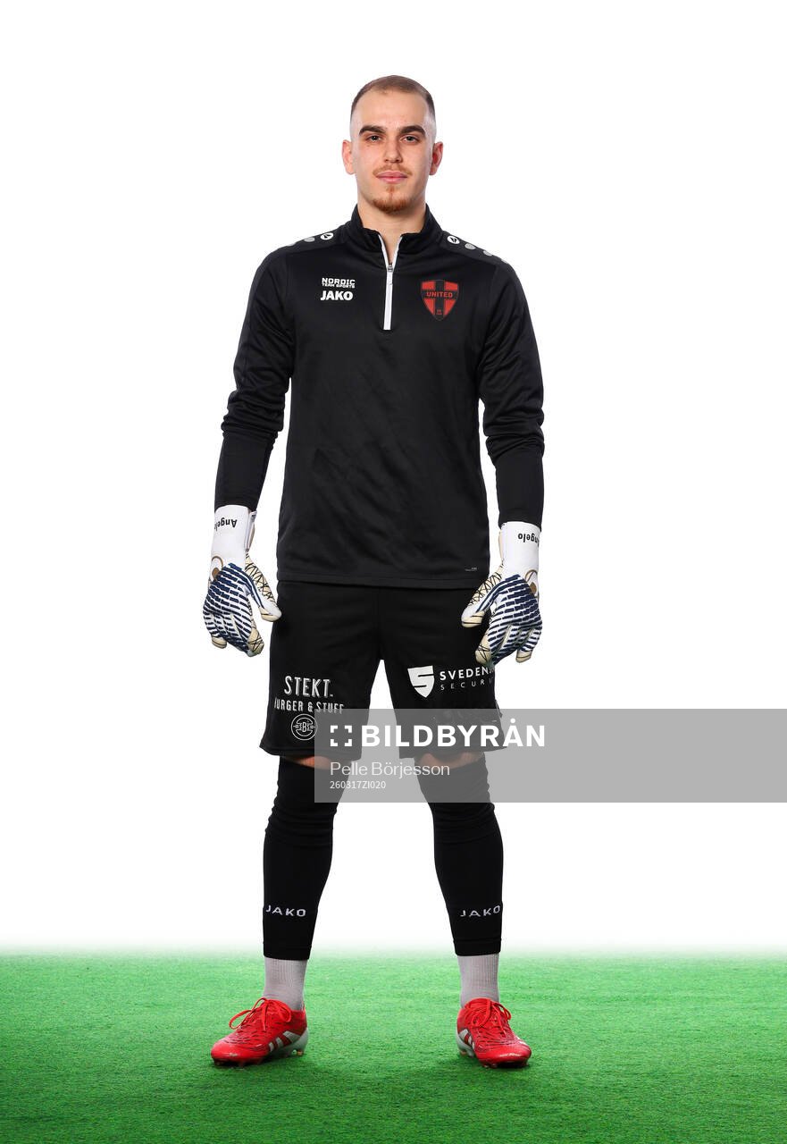 Nordic Uniteds målvakt Angelo Melkemichel