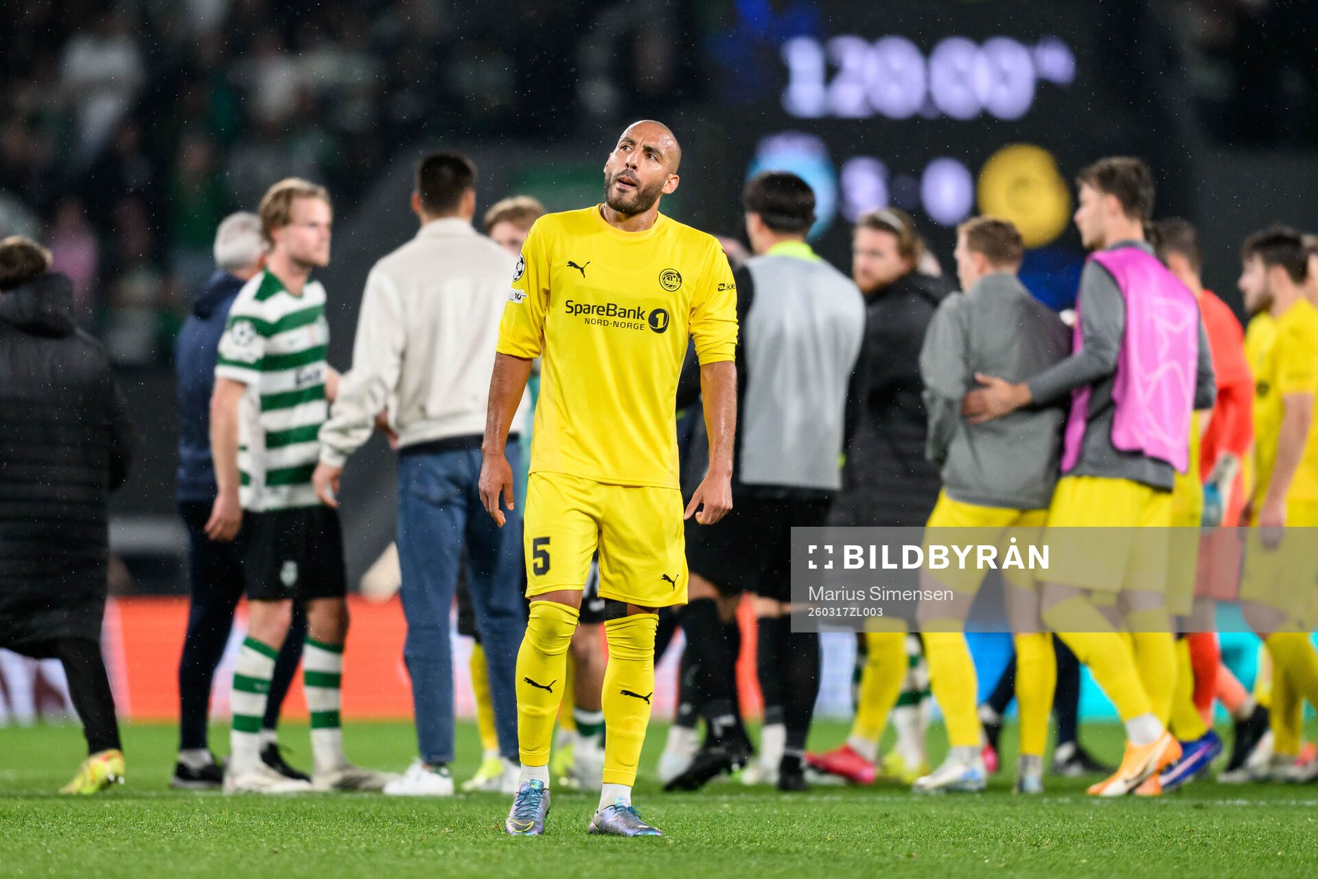 Haitam Aleesami of Bodø/Glimt looks dejected