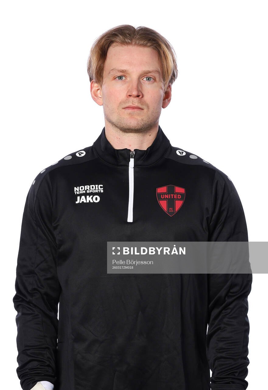 Nordic Uniteds målvakt William Eskelinen