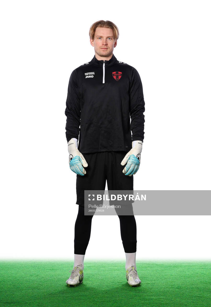 Nordic Uniteds målvakt William Eskelinen