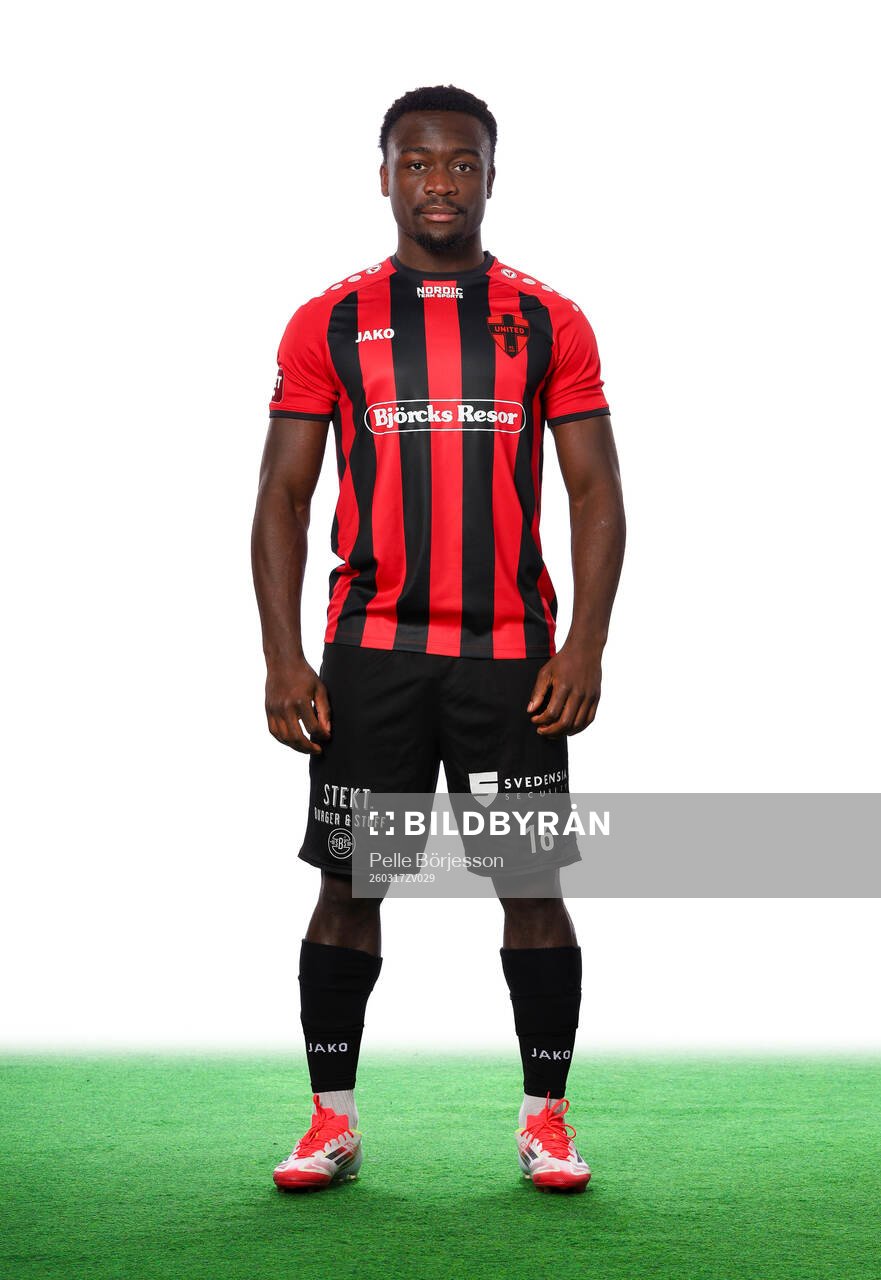 Nordic Uniteds Emmanuel Swedi