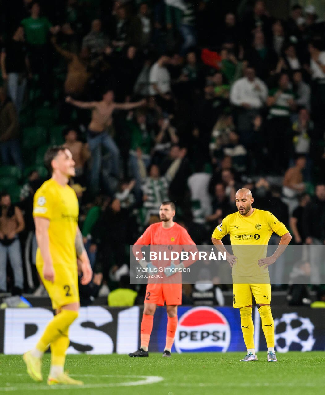 Haitam Aleesami of Bodø/Glimt looks dejected