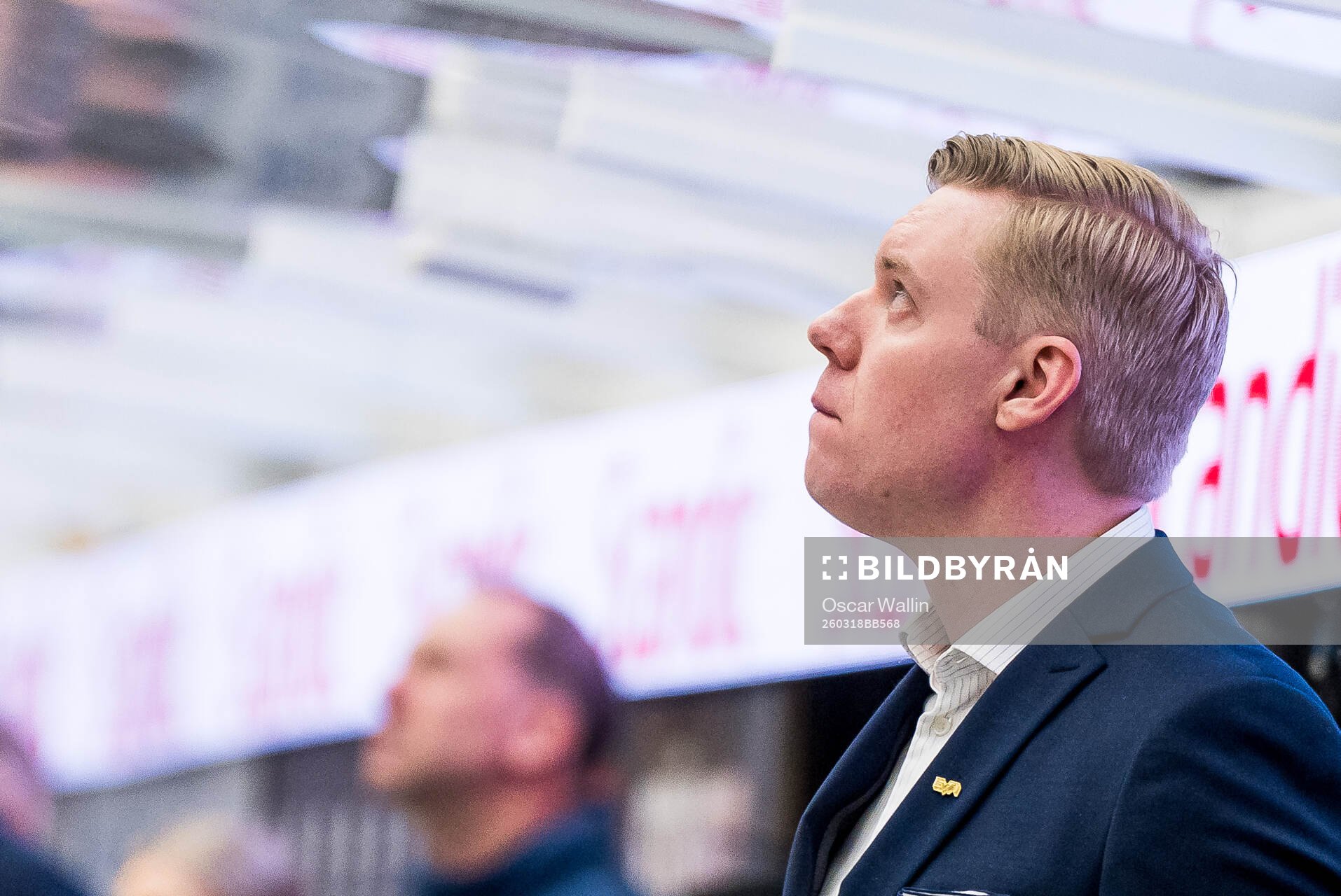 HV71s tränare Anton Blomqvist