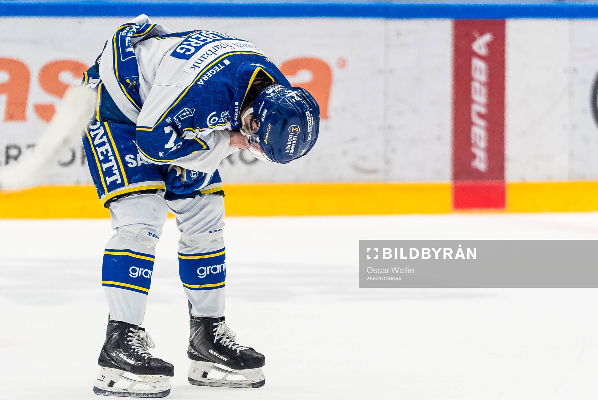 Leksands Marcus Karlberg har ont