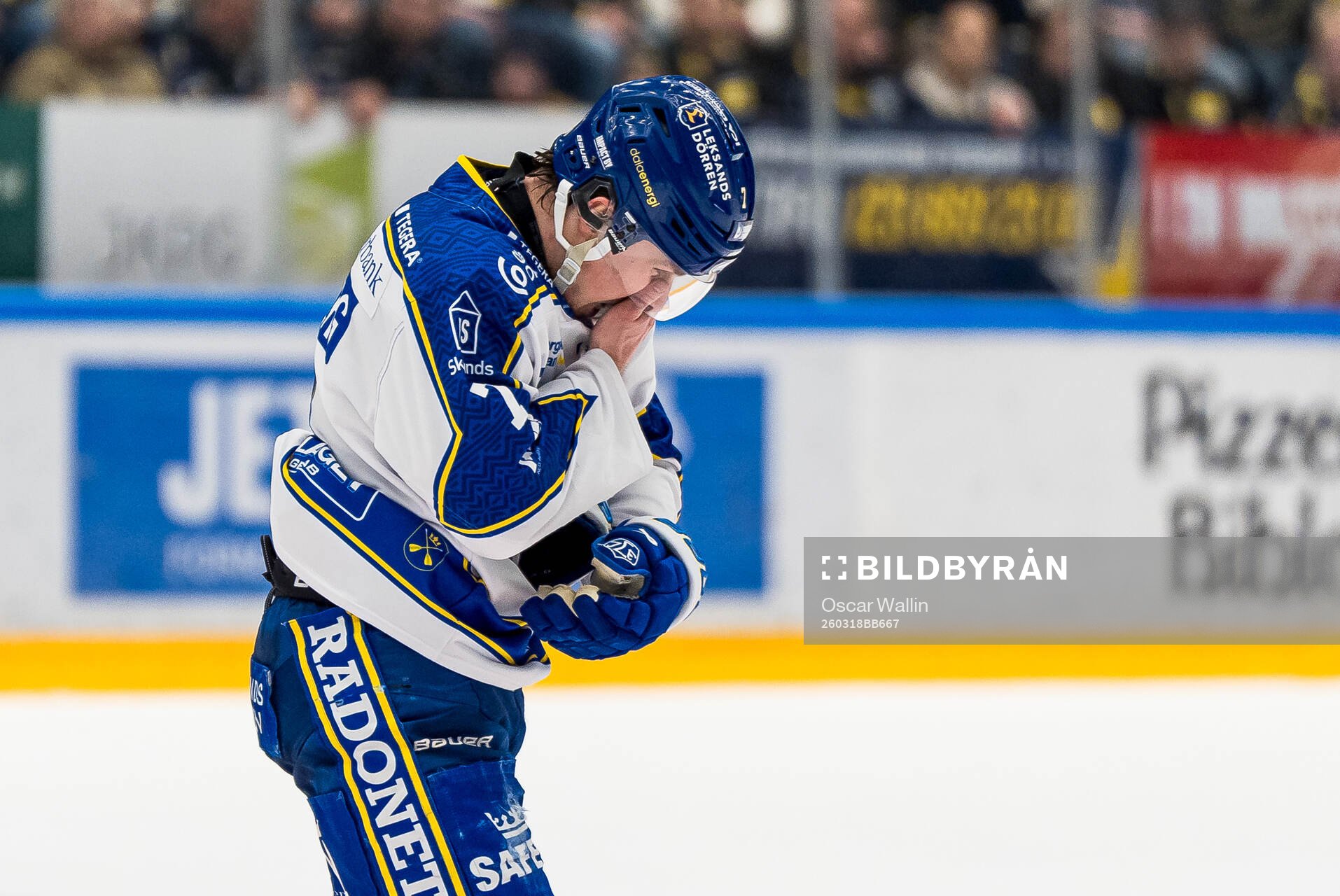 Leksands Marcus Karlberg har ont