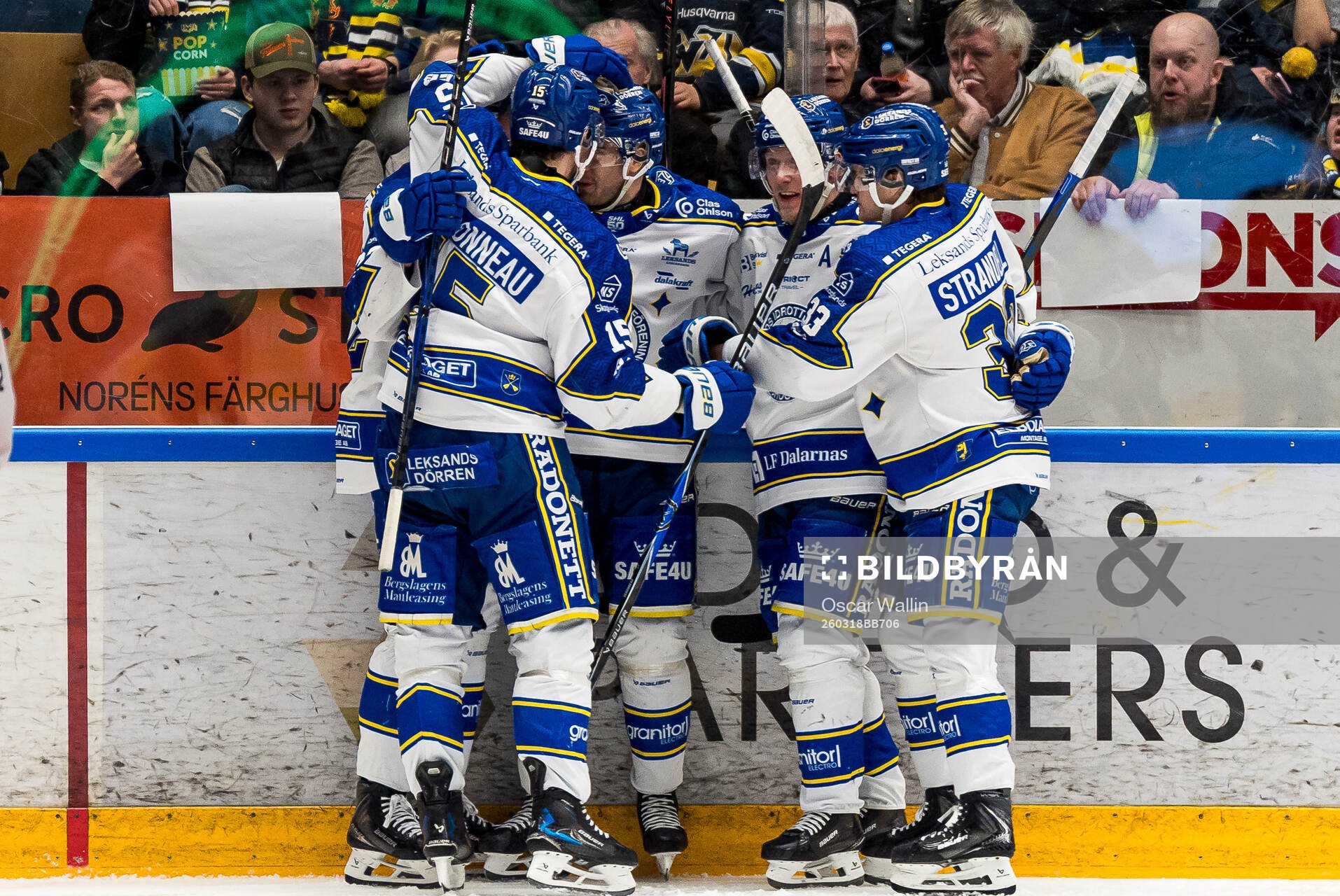 Leksands Michael Lindqvist jublar