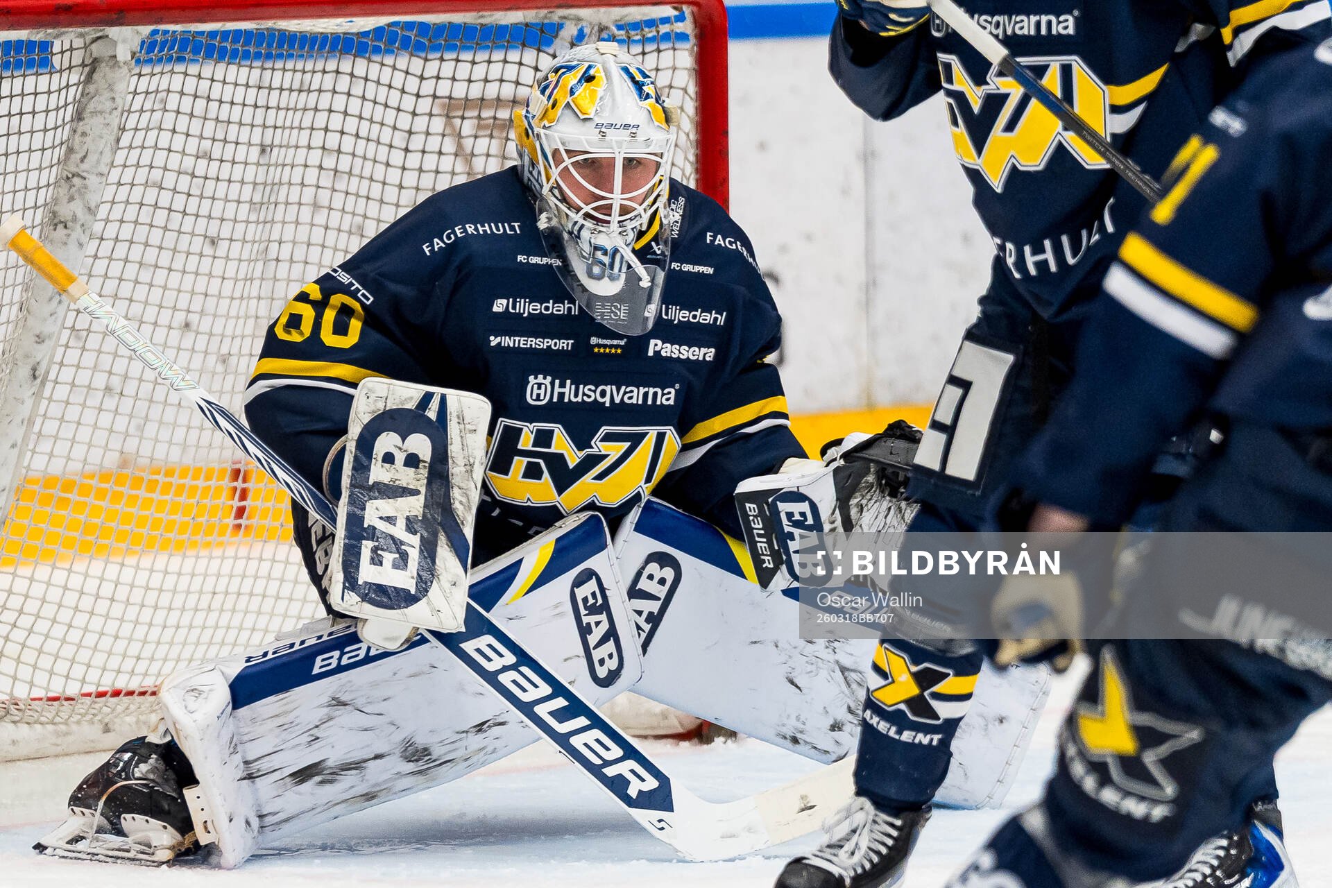 HV71s målvakt Felix Sandström