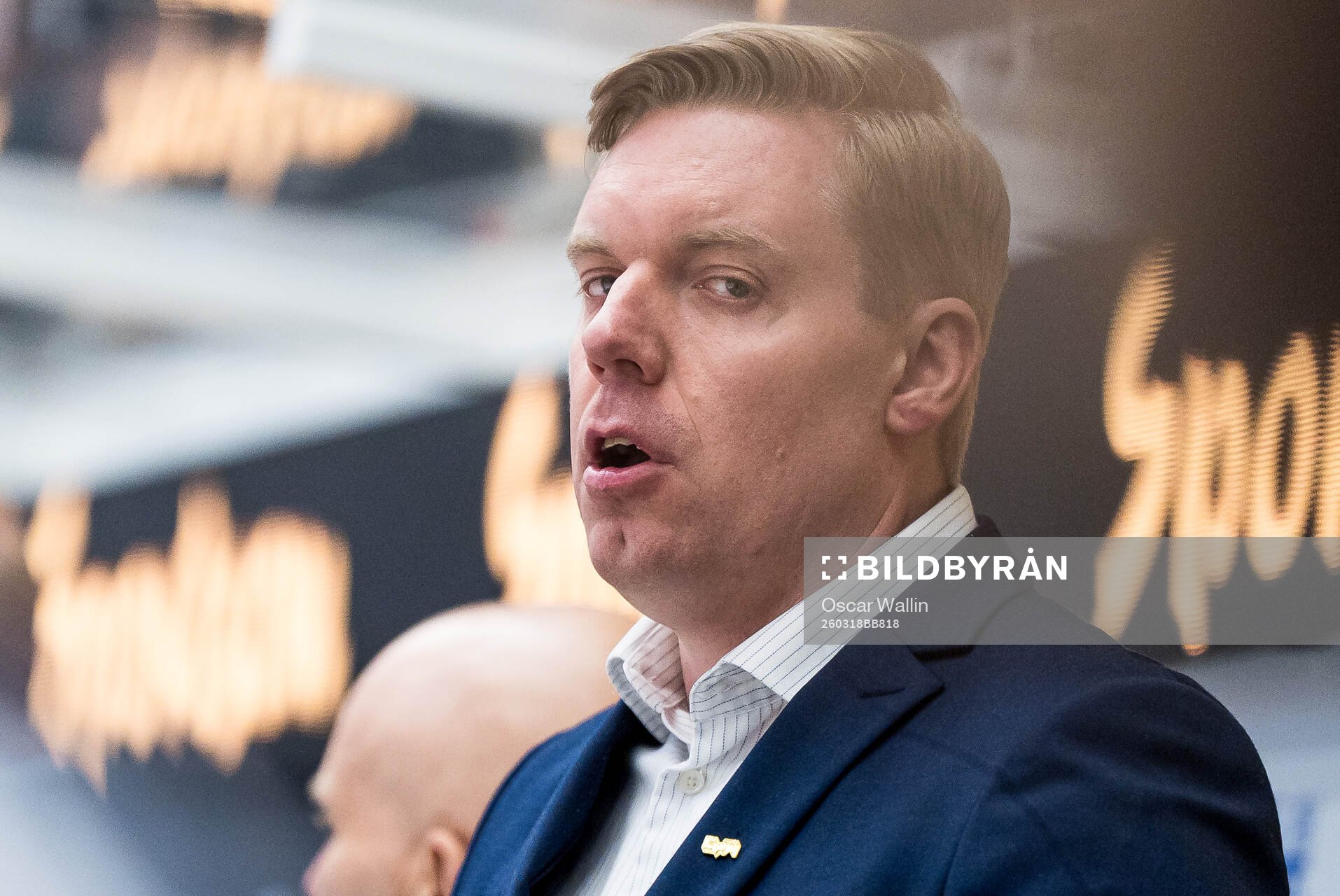 HV71s tränare Anton Blomqvist