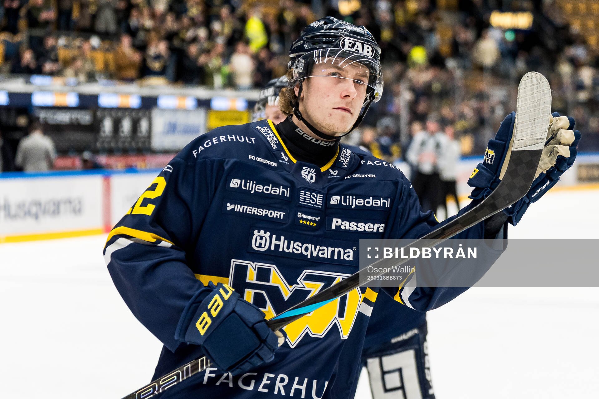 HV71s Wille Magnertoft jublar